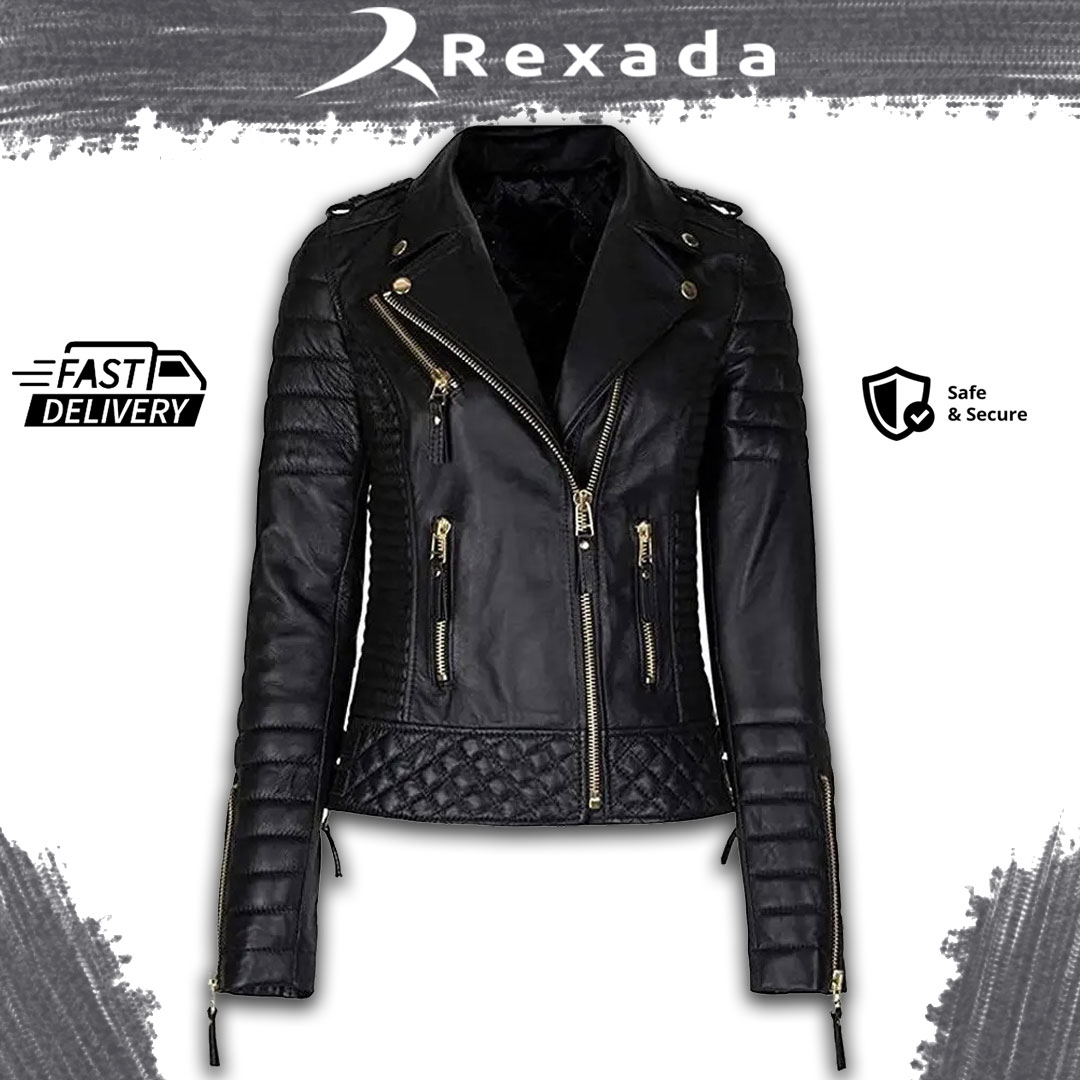 Rexada Haven Winter Bomber | Women’s Shearling Leather Jacket
