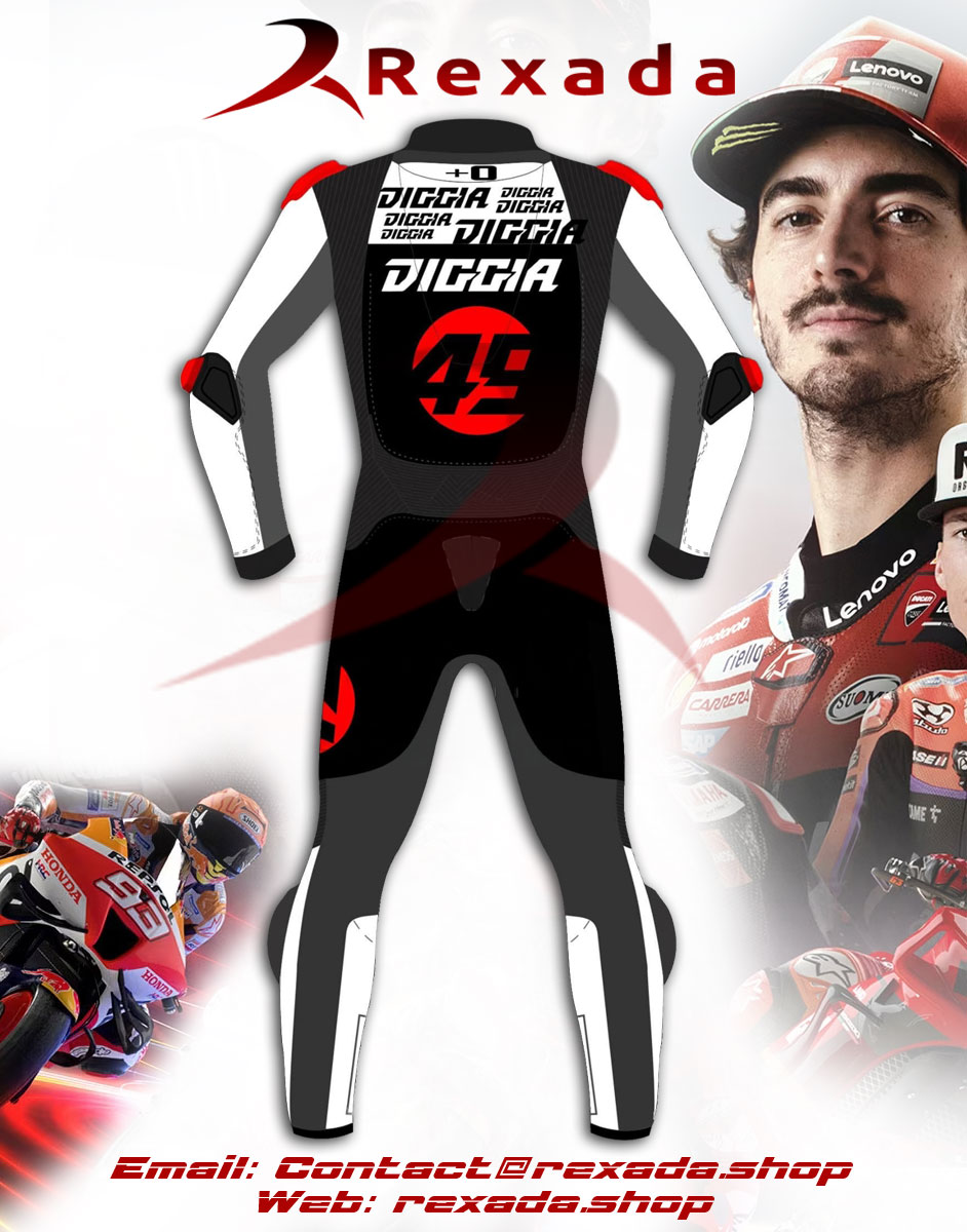 Black Race Suit Enea Bastianini Winter Test 2024