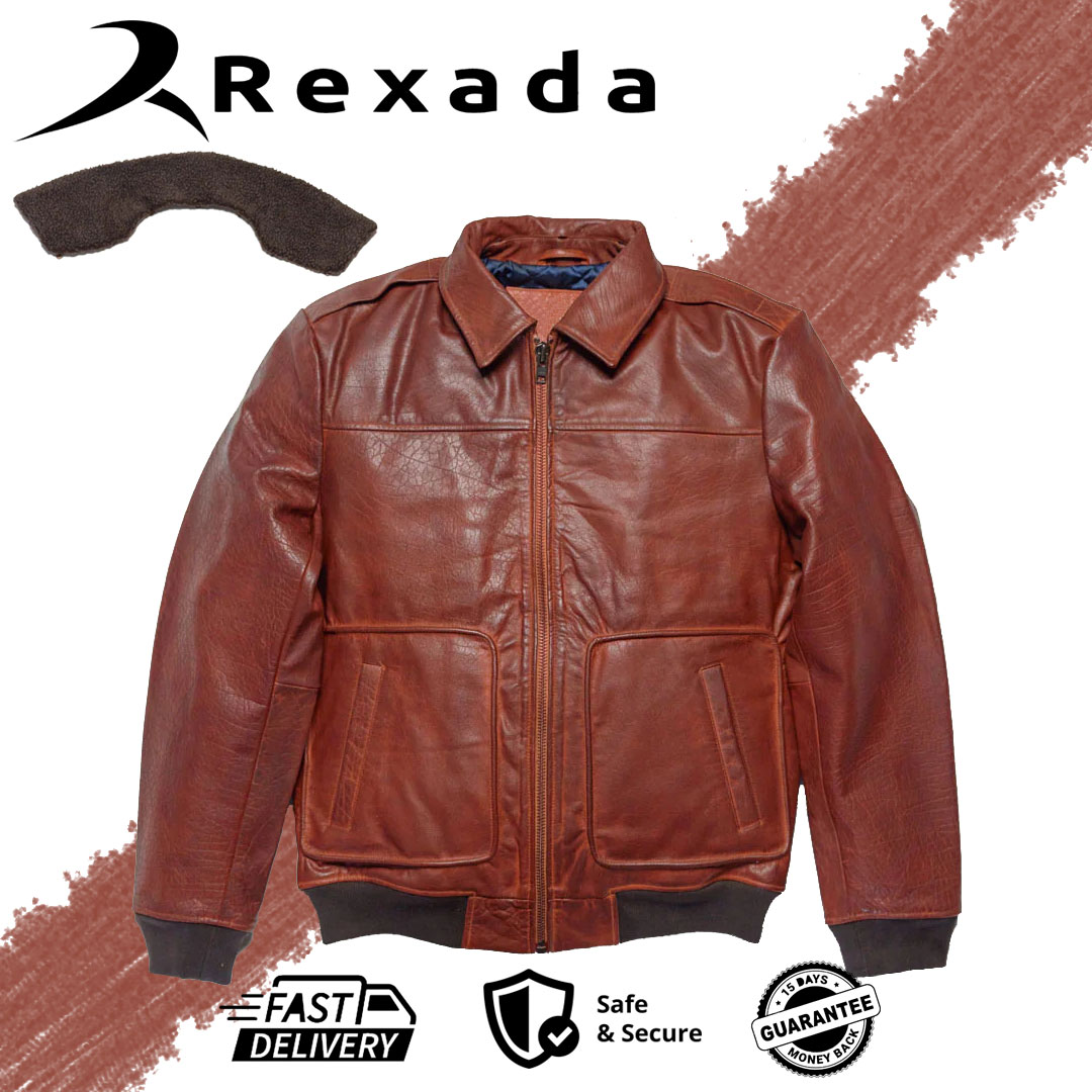 Buffalo Grain Maverick Leather Bomber Jacket – Limited Edition