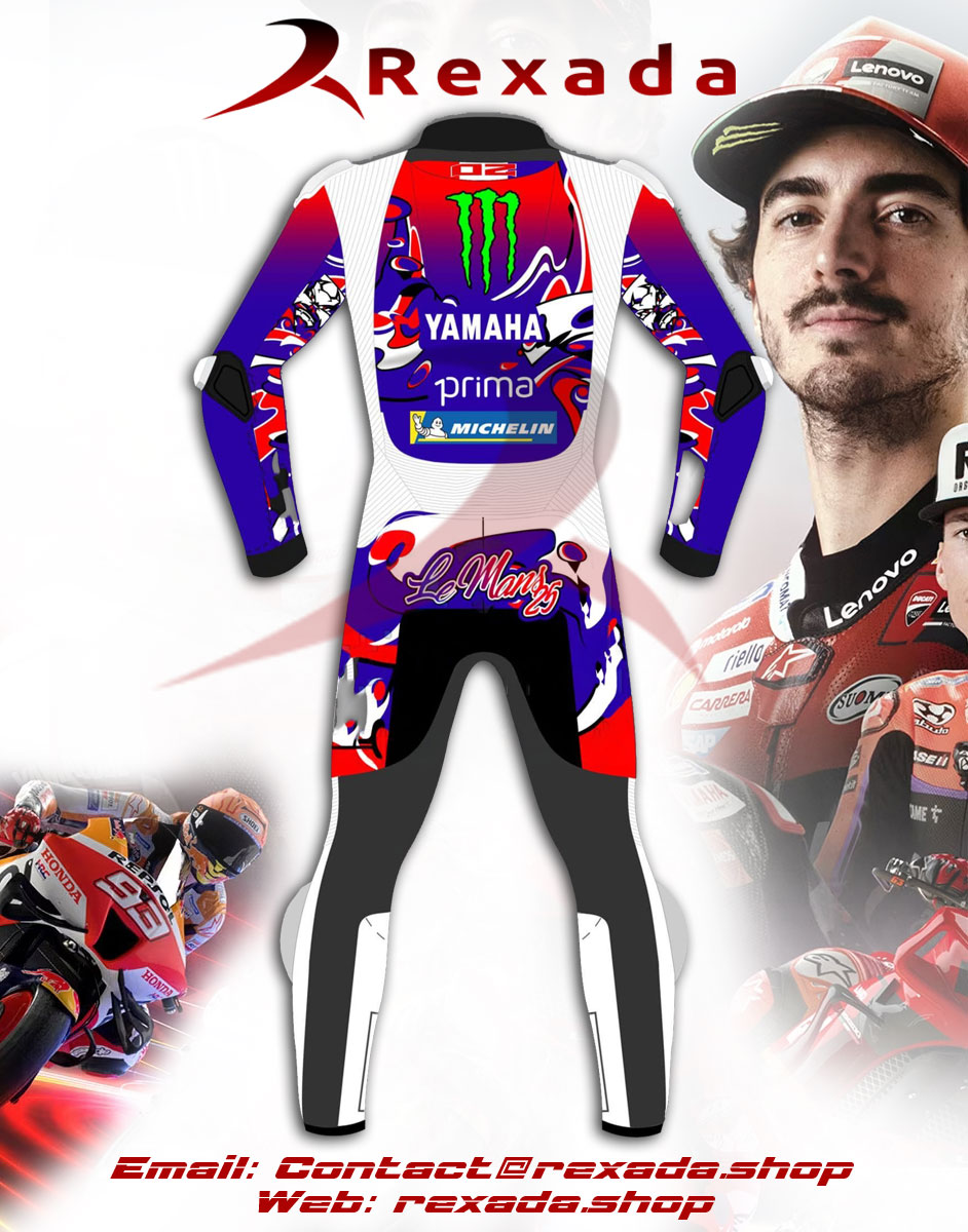 Fabio Quartararo Racing Leathers MotoGP 2025 Le Mans