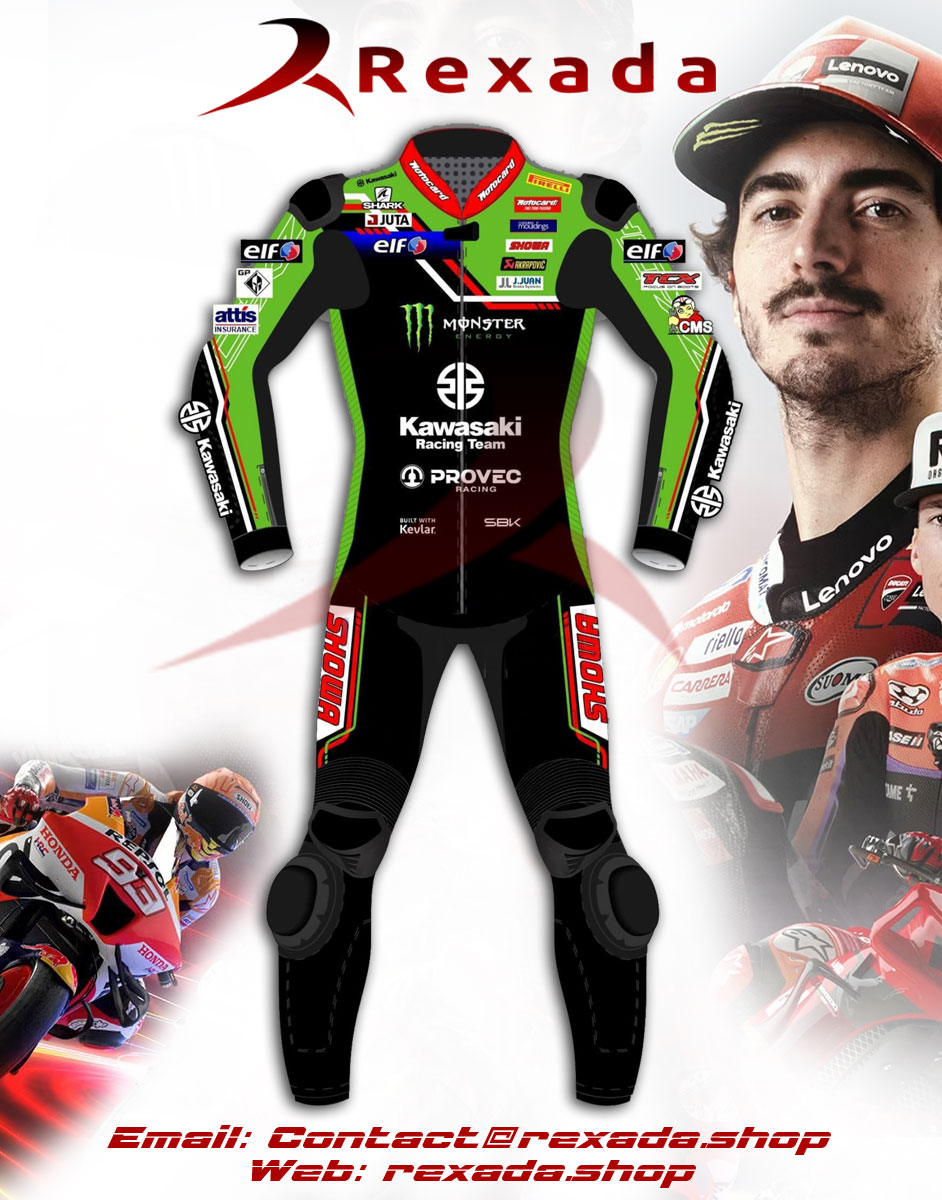 Kawasaki Leathers 1 Piece Alex Lowes 23