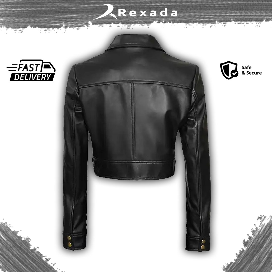 Rexada Stella Trucker – Timeless Leather Style with Modern Confidence