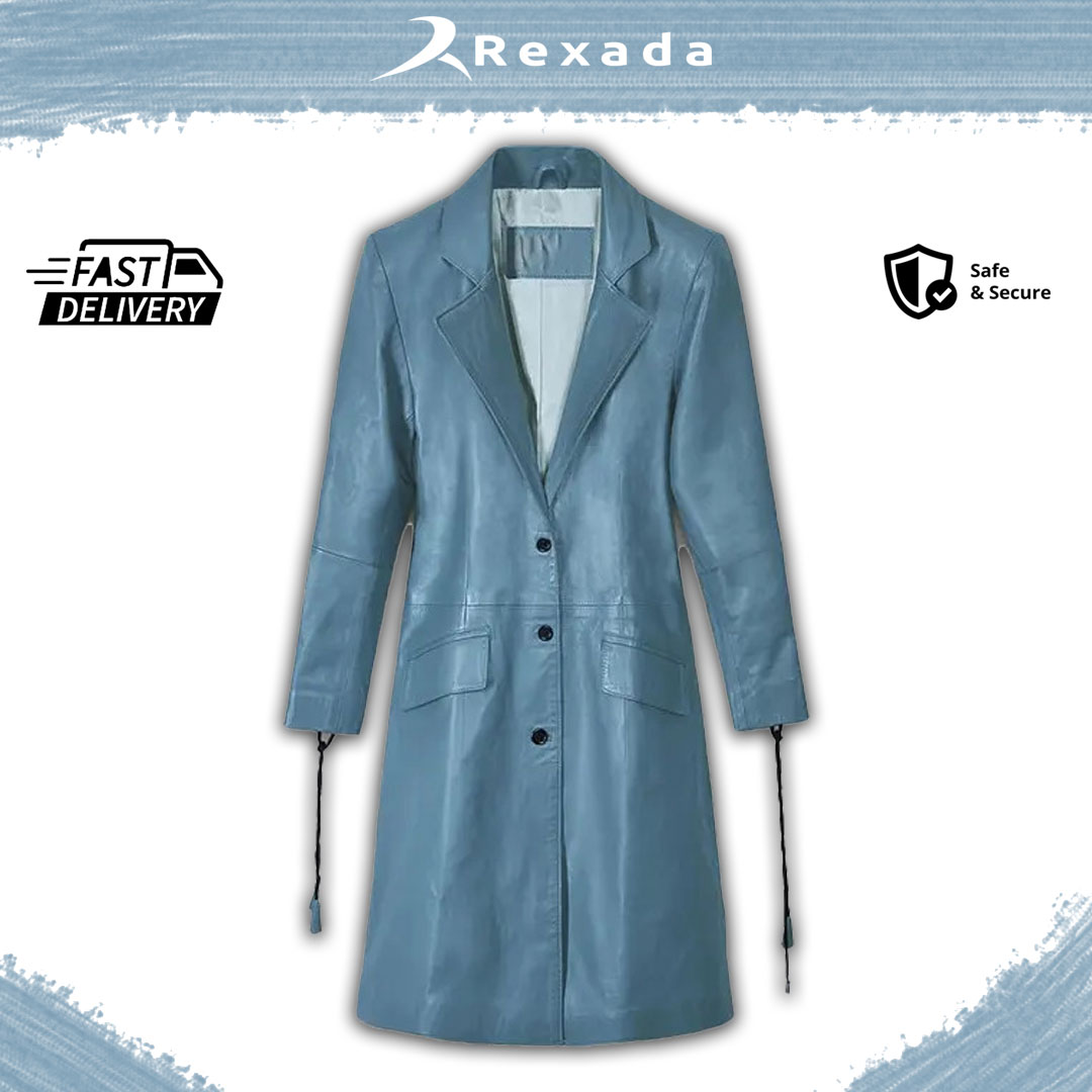 Rexada Valentina Women’s Genuine Leather Coat – Timeless Elegance & Modern Sophistication