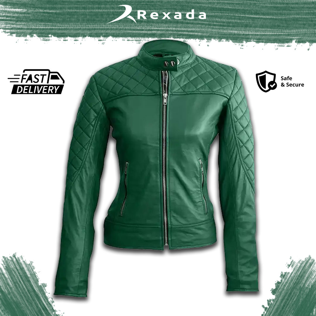 Rexada Stella Women’s Quilted Leather Duster – Grace. Power. Unmatched Elegance.