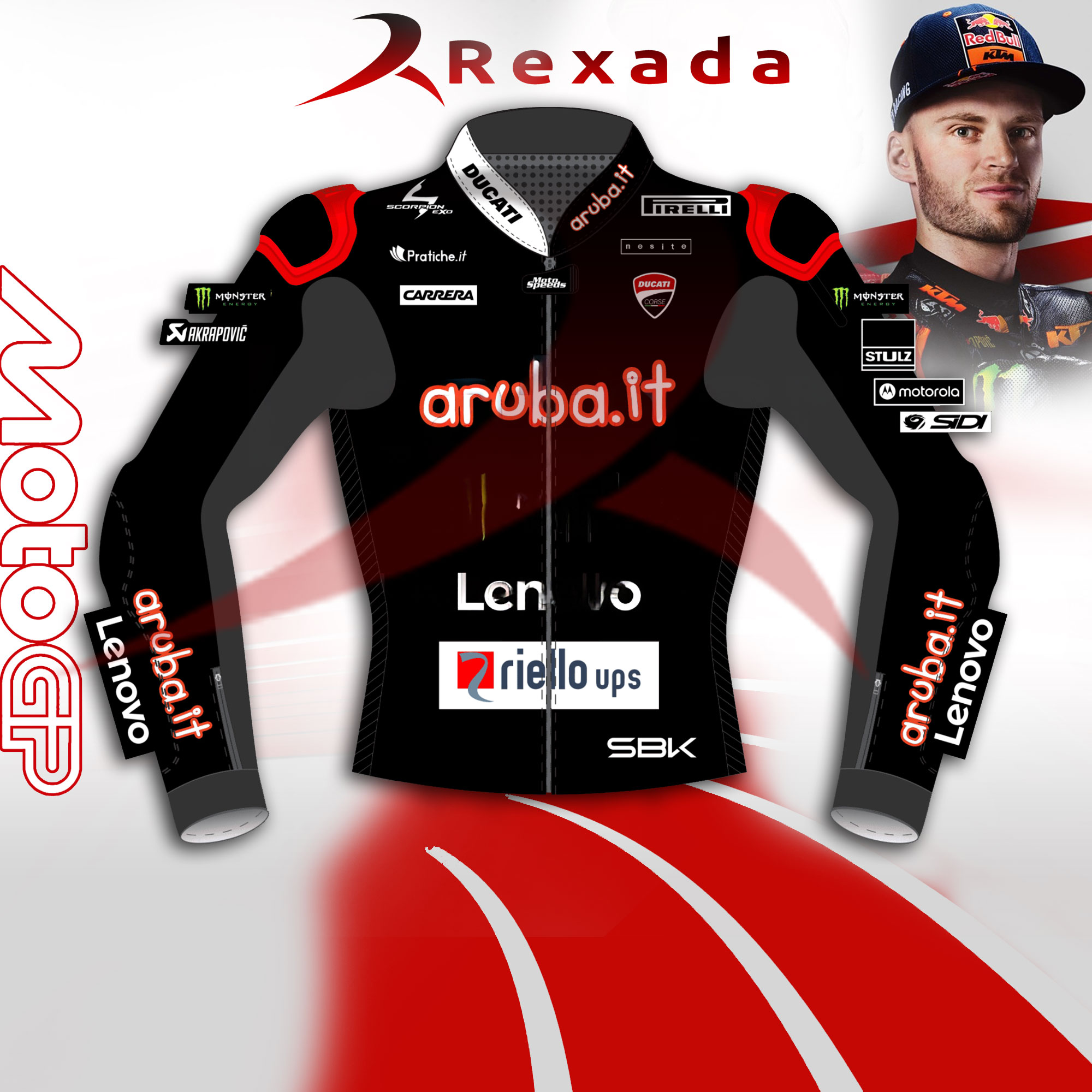 Super Moto Jacket Alvaro Bautista SBK 2025 WT