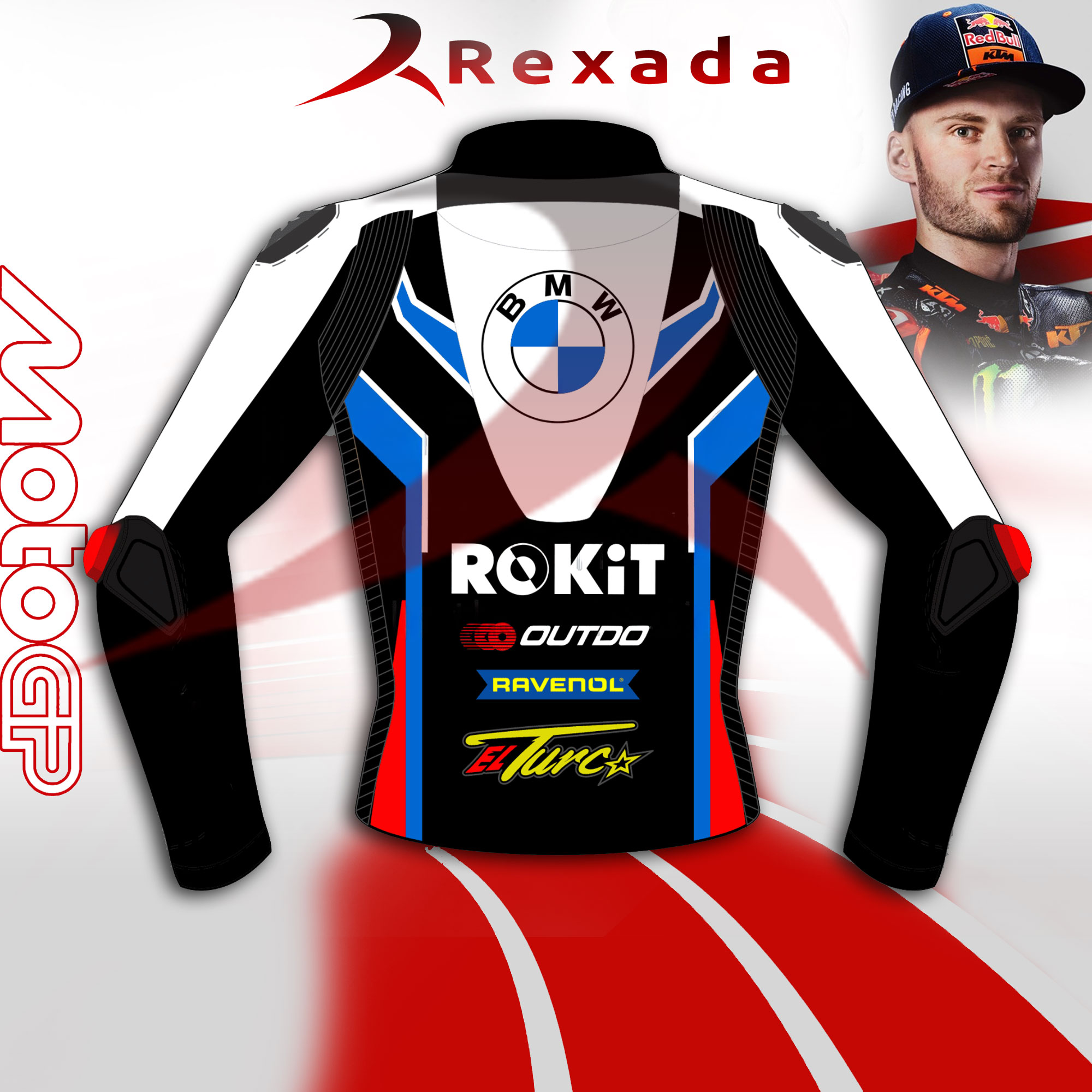 BMW Leather Biker Jacket SBK 2024