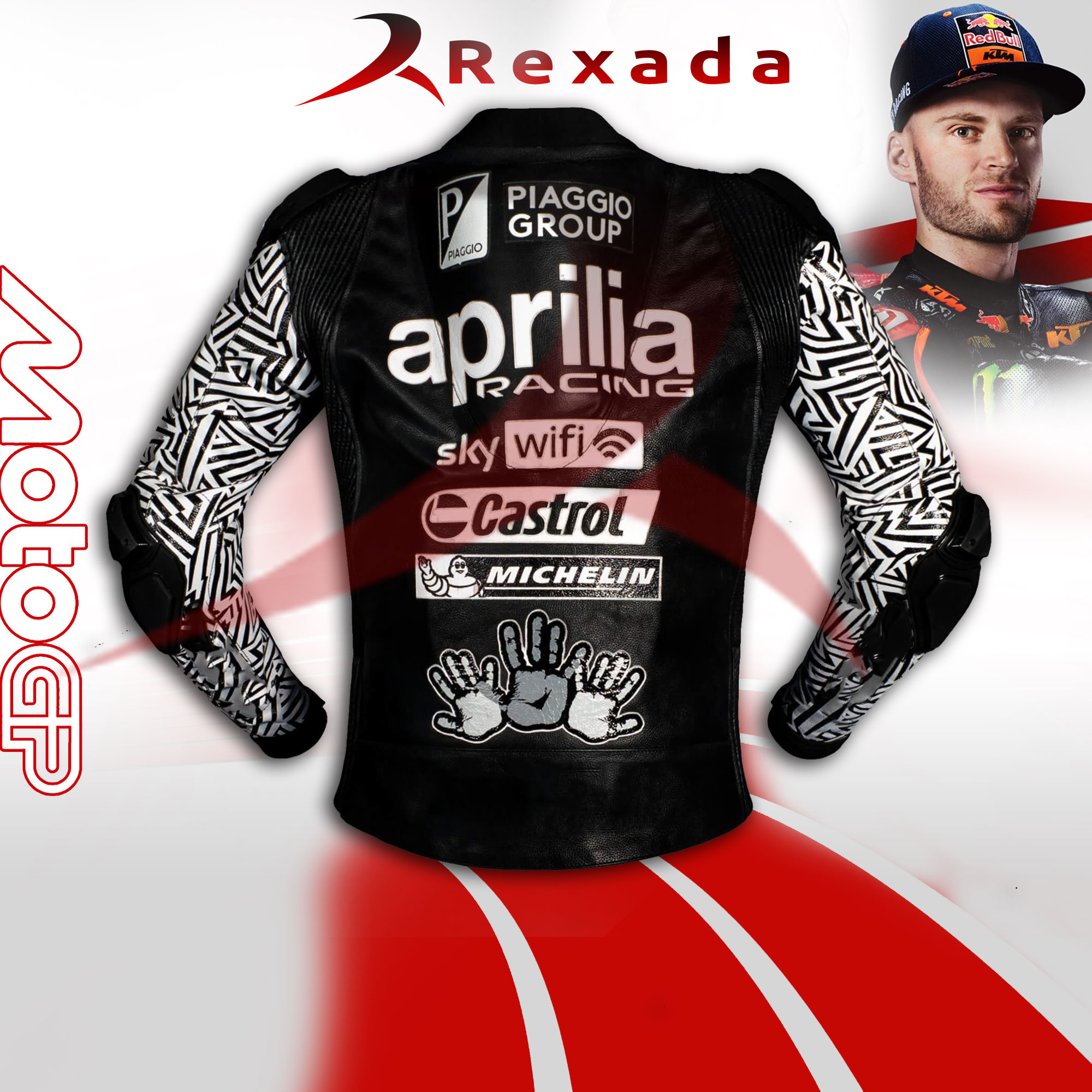 Black And White Motorcycle Jacket 2023