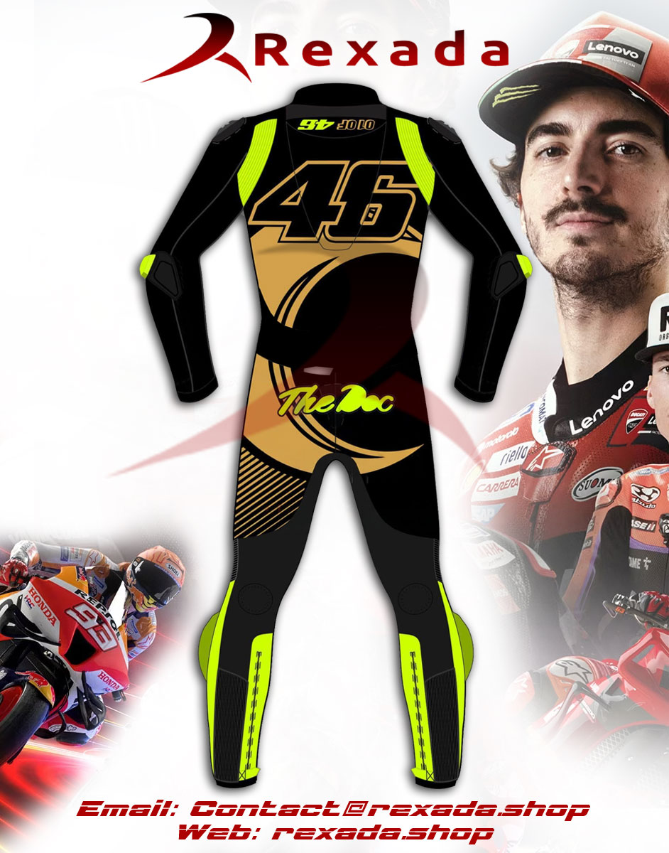 Valentino Rossi Leather Suit Soleluna Vale46