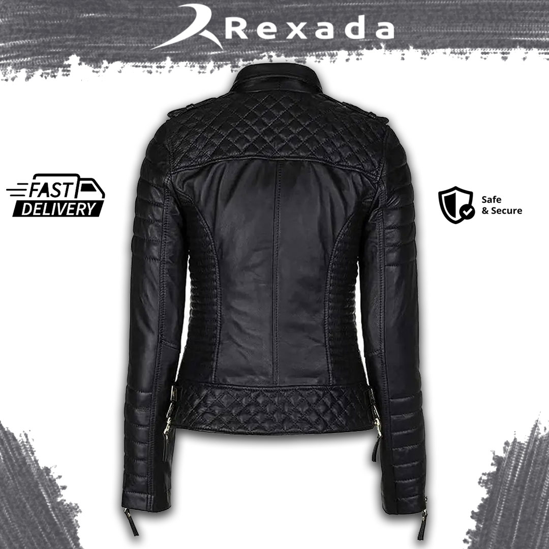 Rexada Haven Winter Bomber | Women’s Shearling Leather Jacket