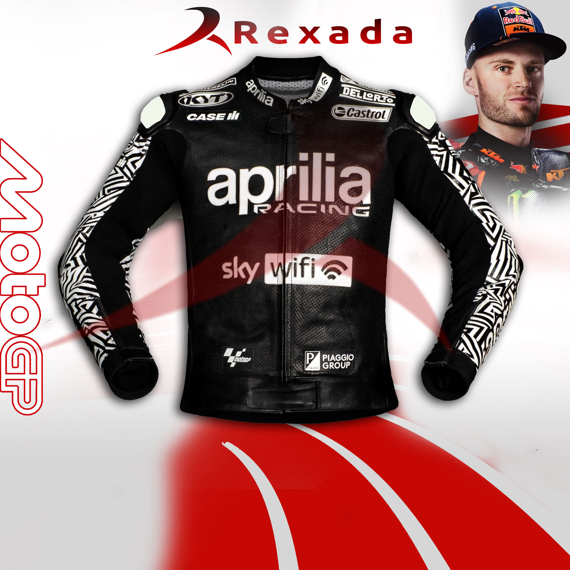 Black And White Motorcycle Jacket 2023