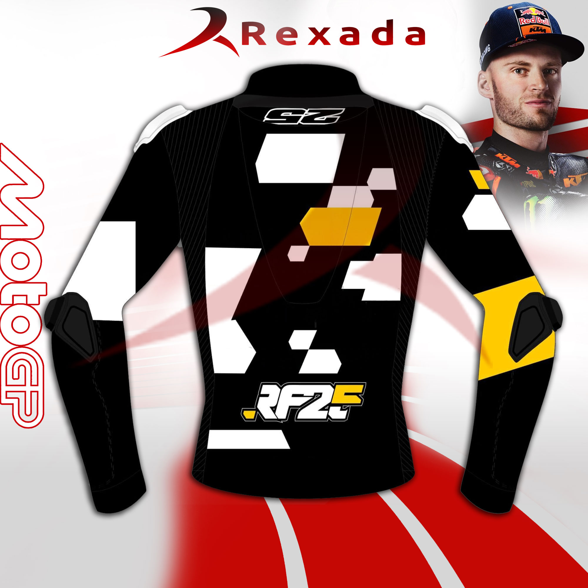 Black Leather Riding Jacket Aprilia 2025