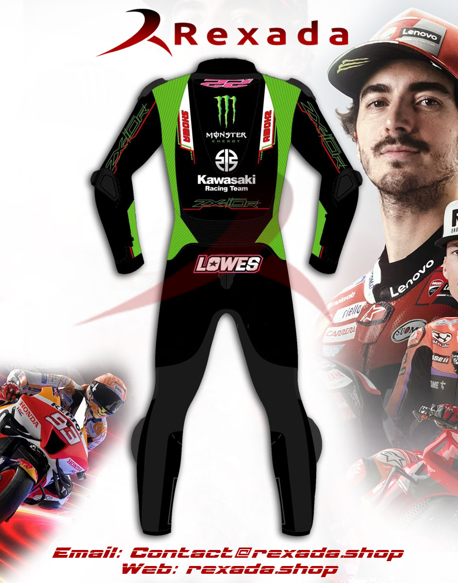 Kawasaki Leathers 1 Piece Alex Lowes 23 