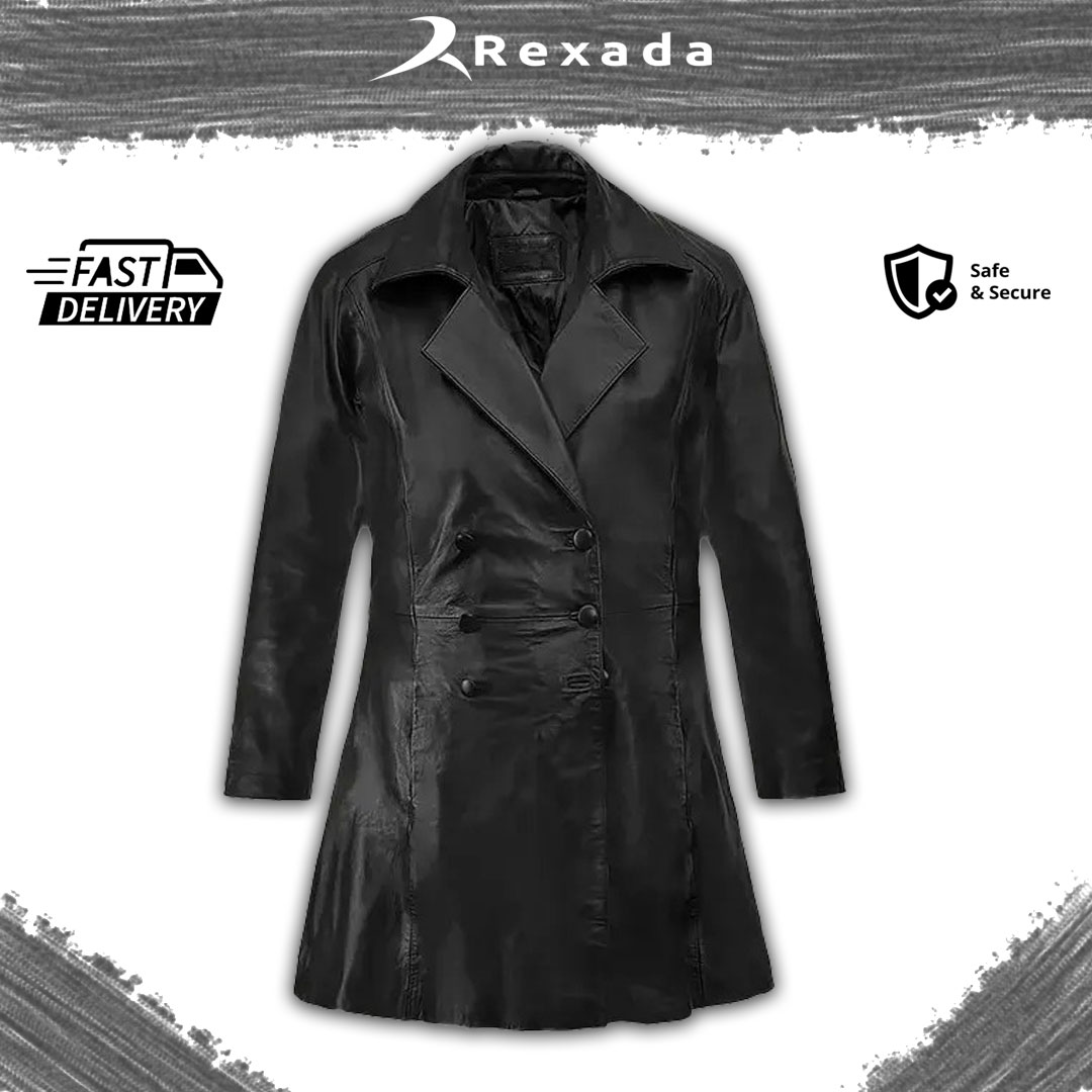 Elevate your wardrobe with the Rexada Ophelia Signature Coat, a masterwork of modern femininity and timeless craftsmanship.