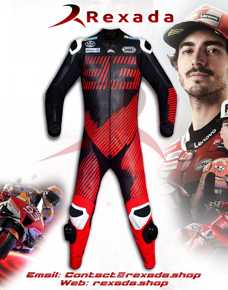 Leather Motorcycle Overalls Ducati 23 WT