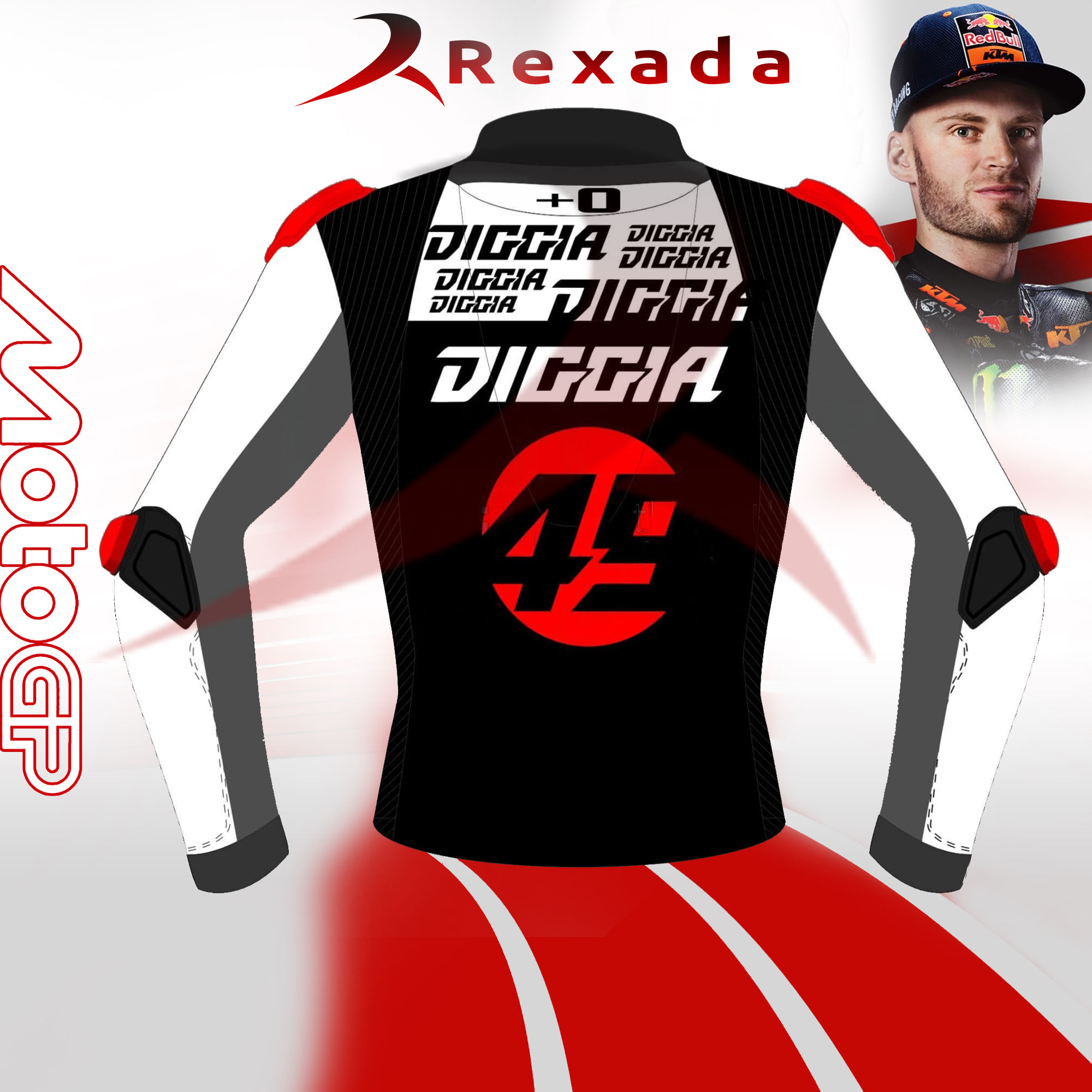 Black White Motorcycle Jacket WT 2023