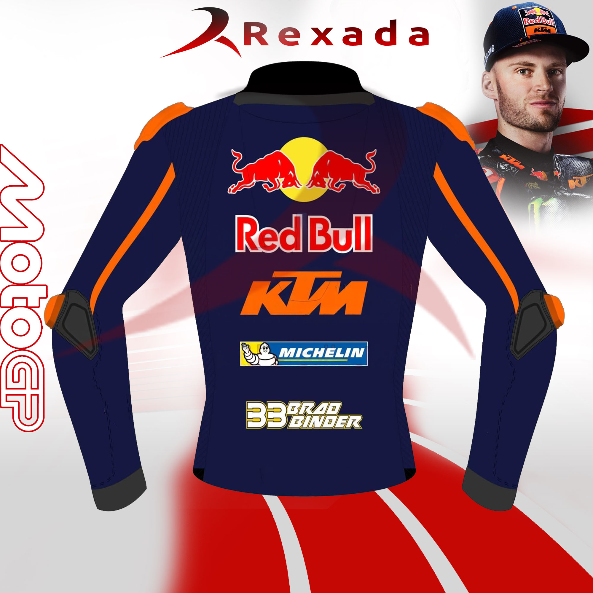 Riding Jacket Leather Maverick Vinales KTM MotoGP 2025