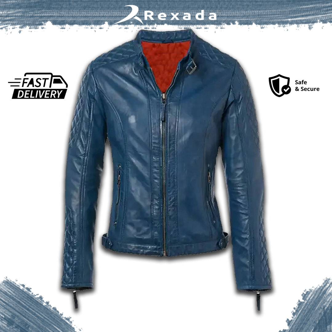 Rexada Lyra Women’s Quilted Leather Vest – Effortless Edge. Everyday Elegance.