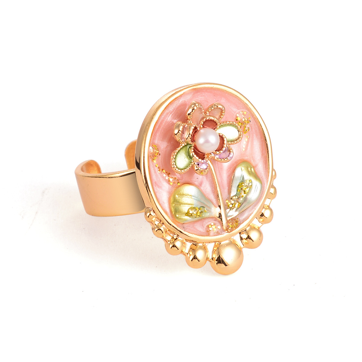 Gold Adjustable Finger Ring