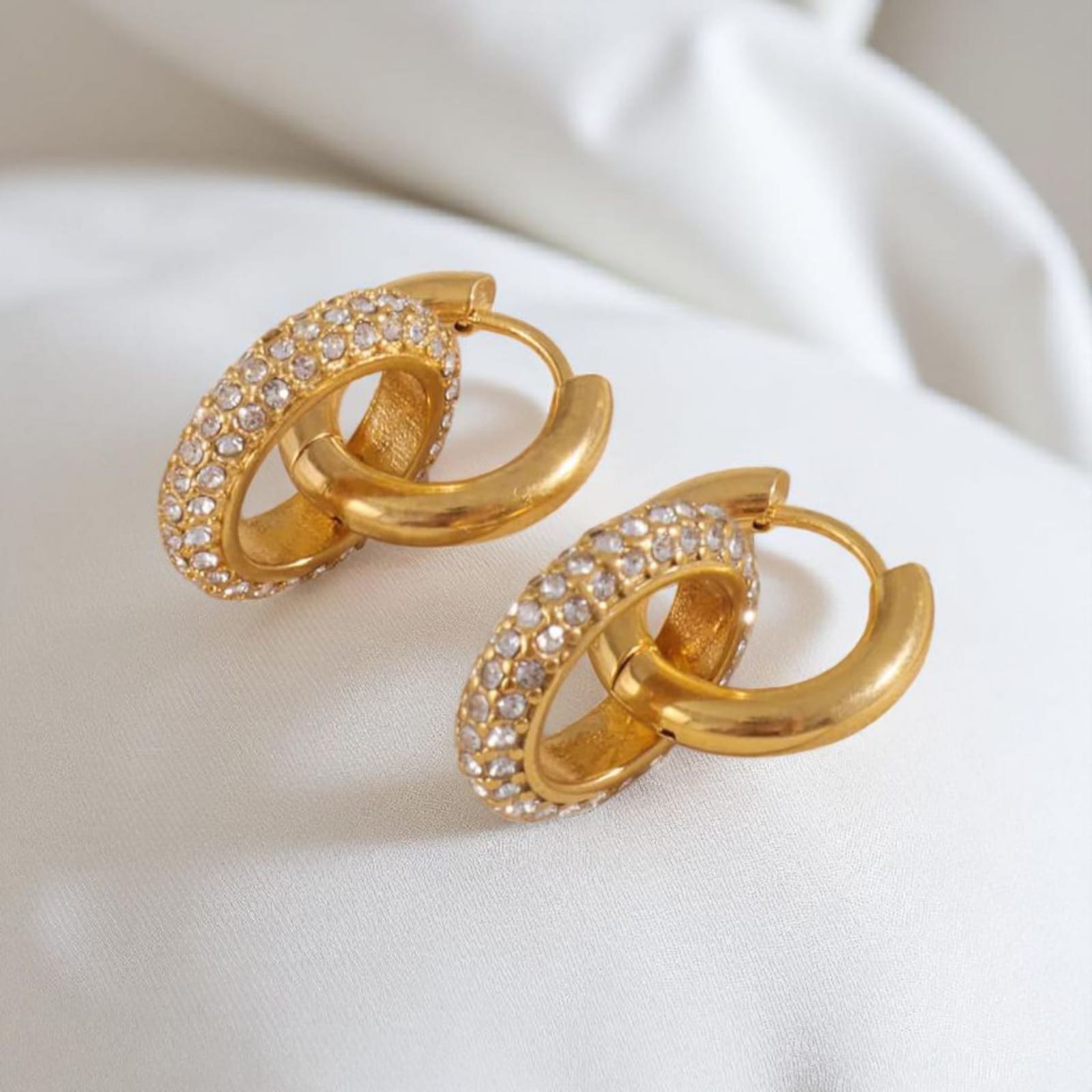 Golden Hoop Earrings