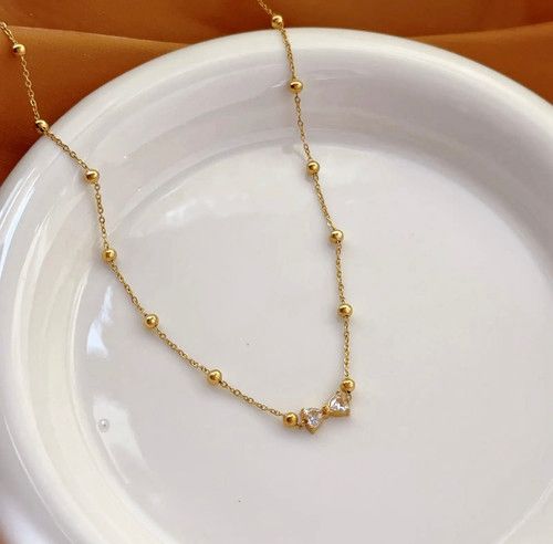 Elegant Golden Butterfly Pendant Necklace