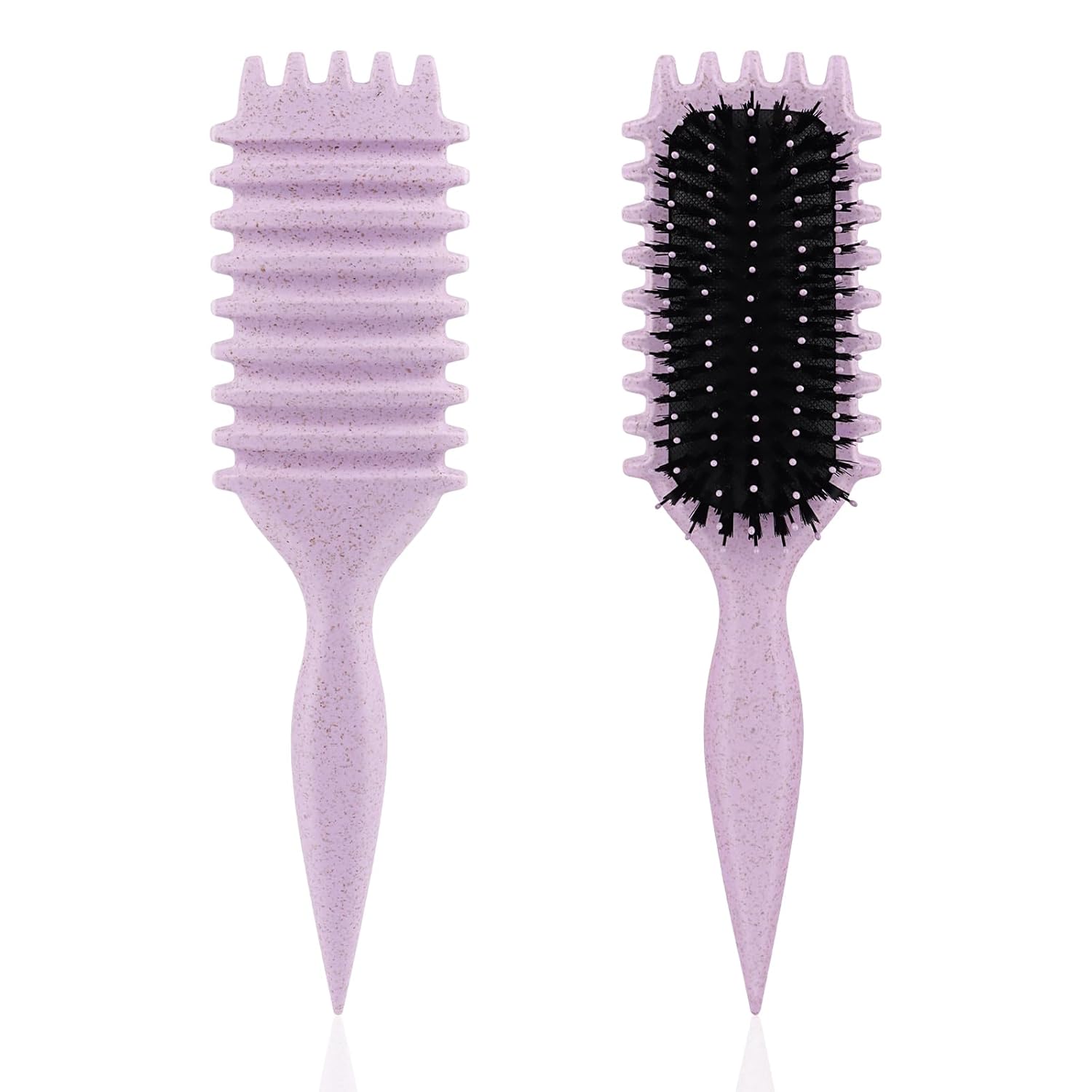 AWAMRWA Lockenbürste, Curly Hair Brush, Define Styling Brush zum Kämmen und Formen, Reduziert Ziehen und Locken Trennung für Definierte Trendige Locken