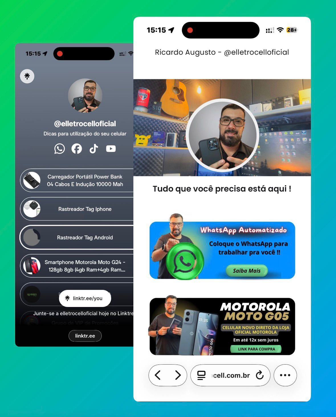 Link de Bio Profissional
