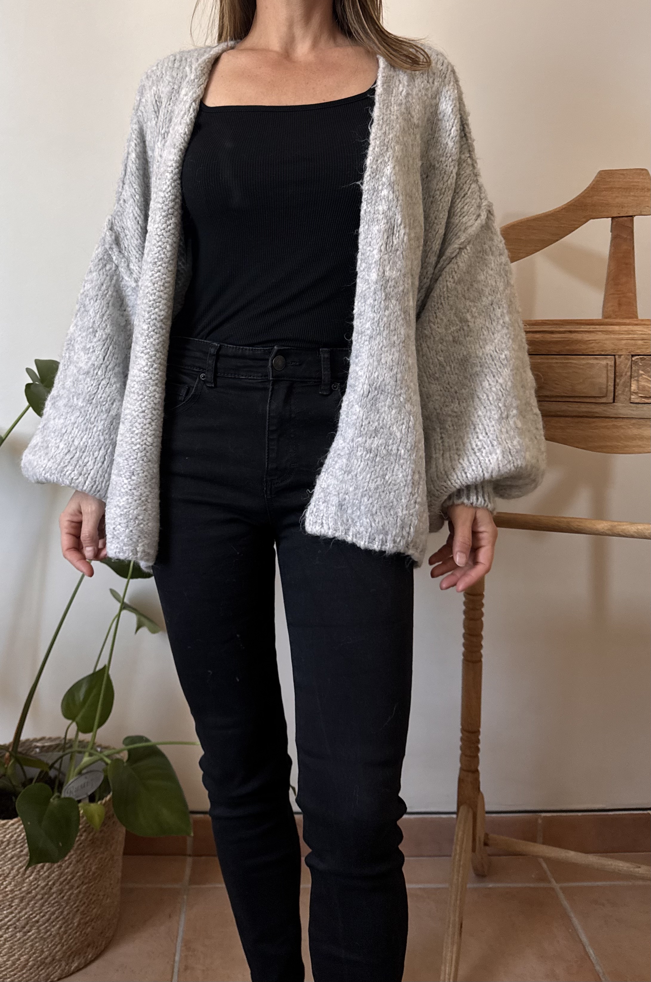 Gilet Christelle gris