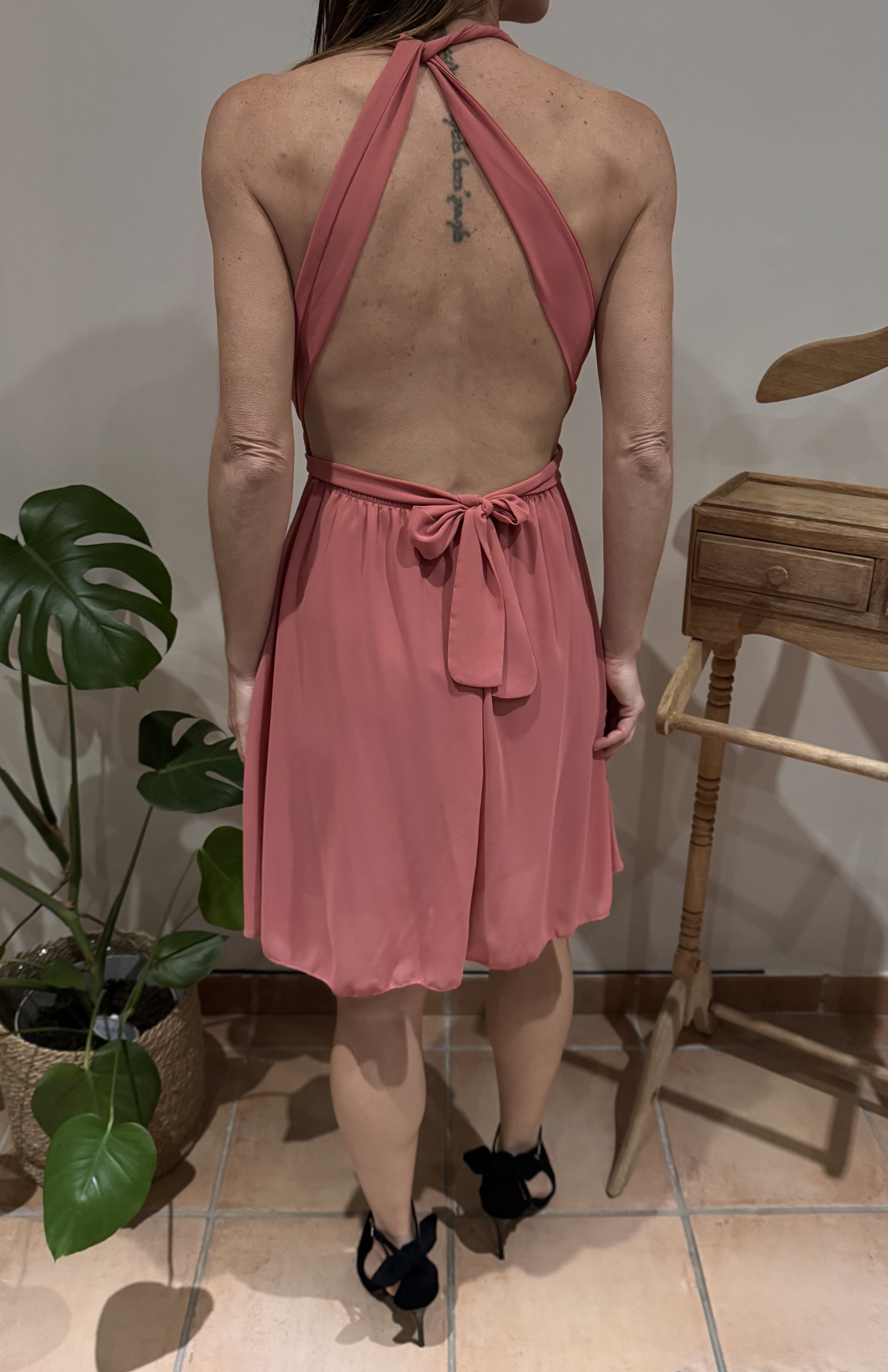 Robe Emmy vieux rose