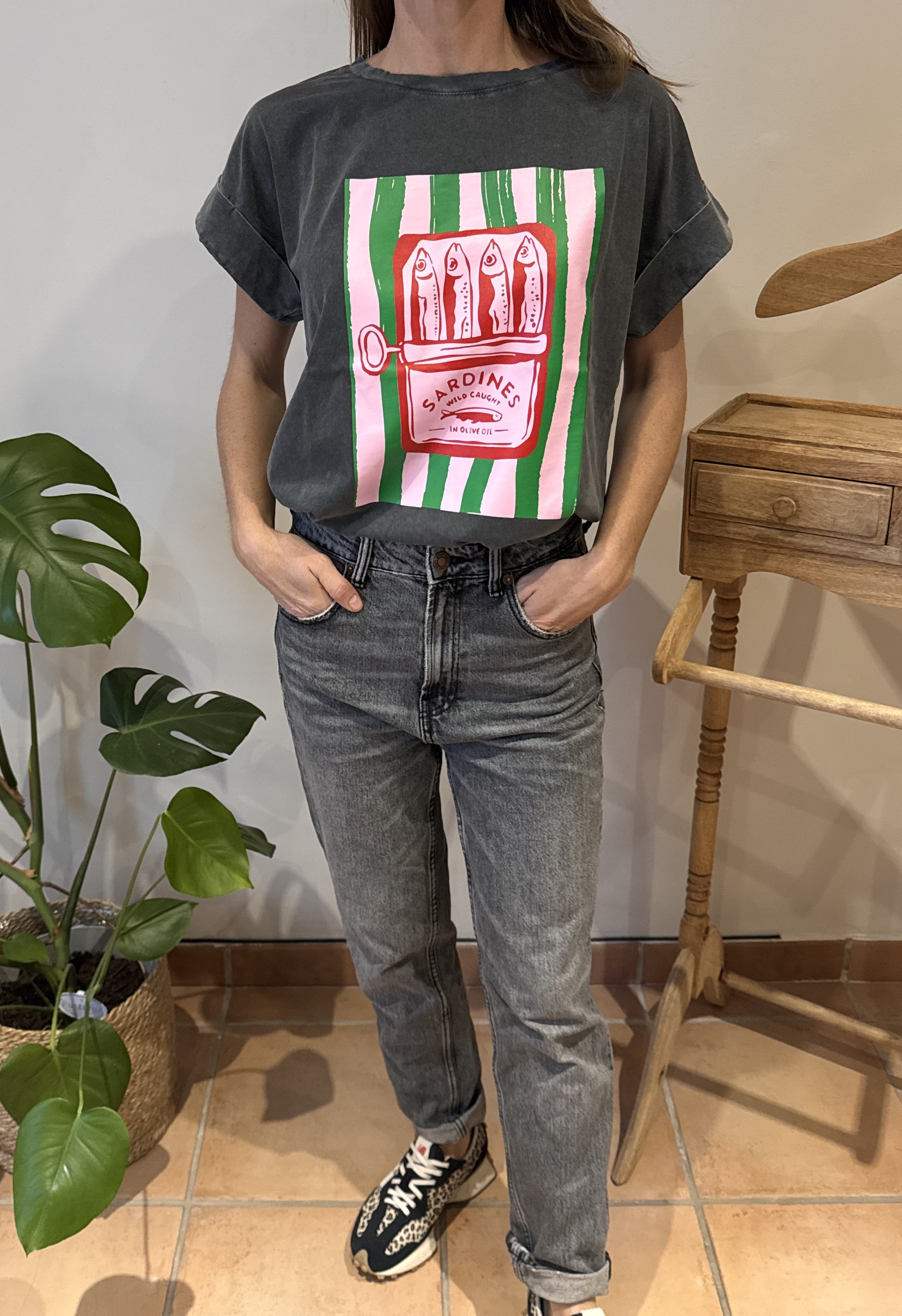 T-shirt Sardines gris