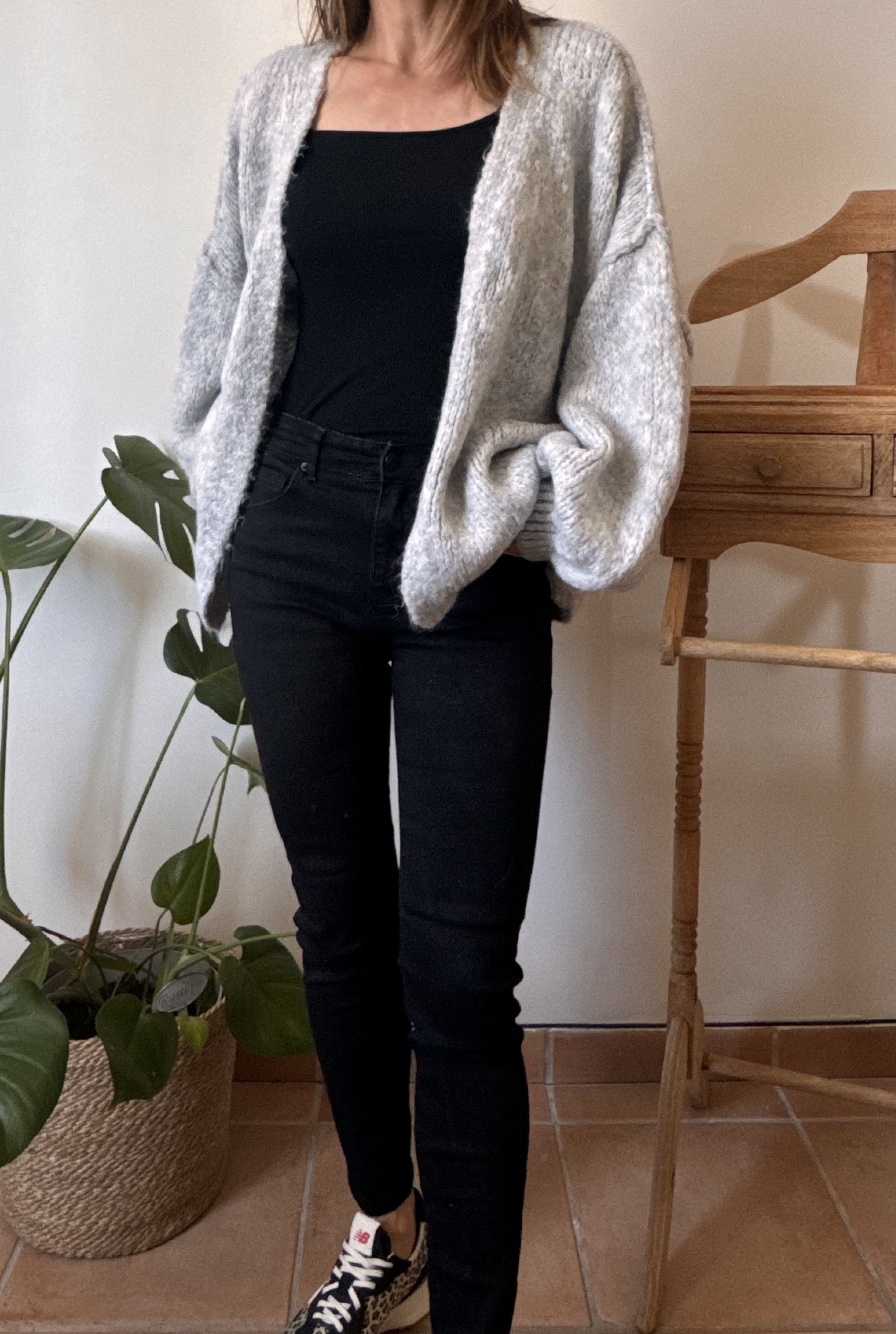 Gilet Christelle gris