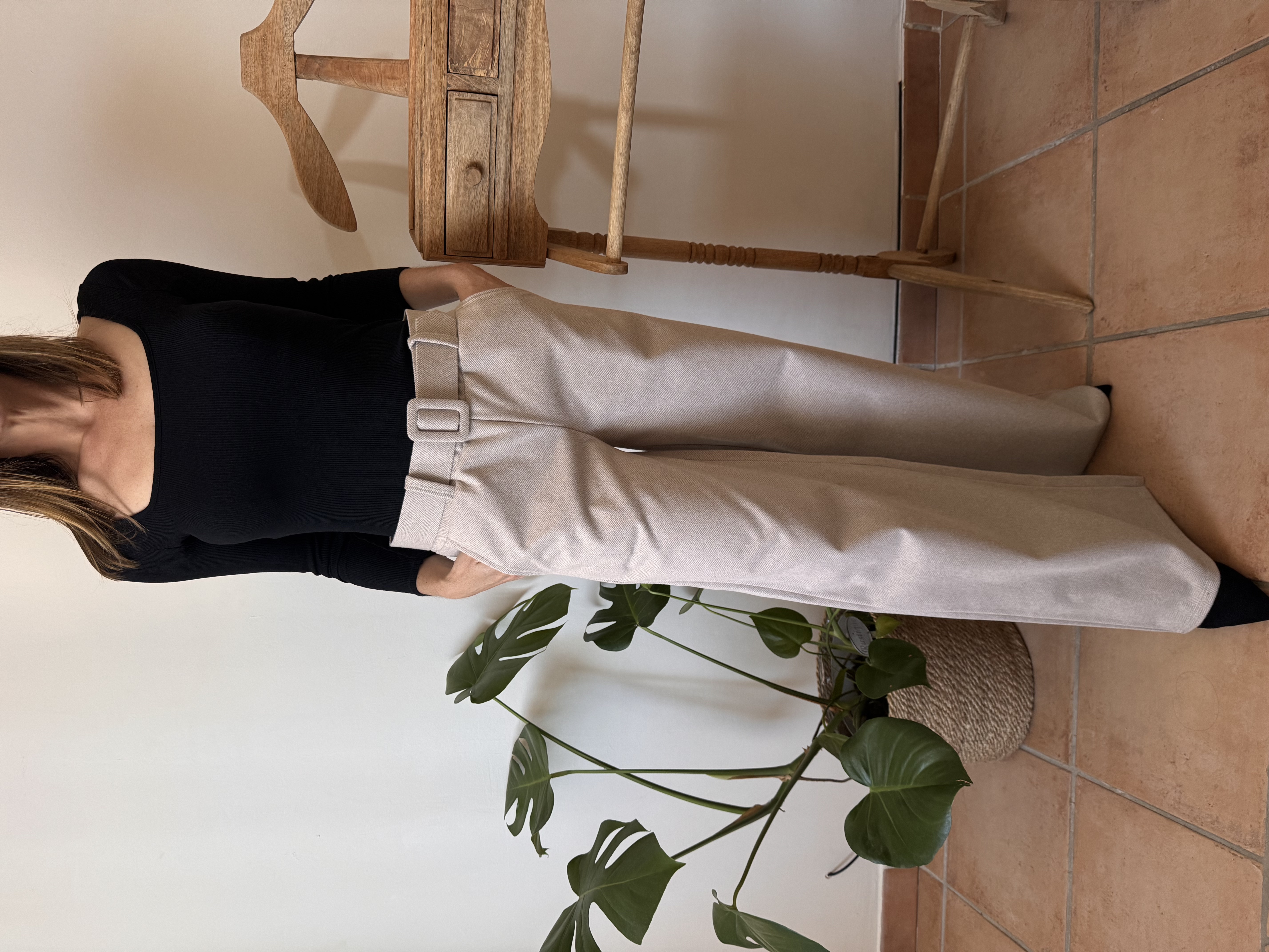 Pantalon Olympe beige