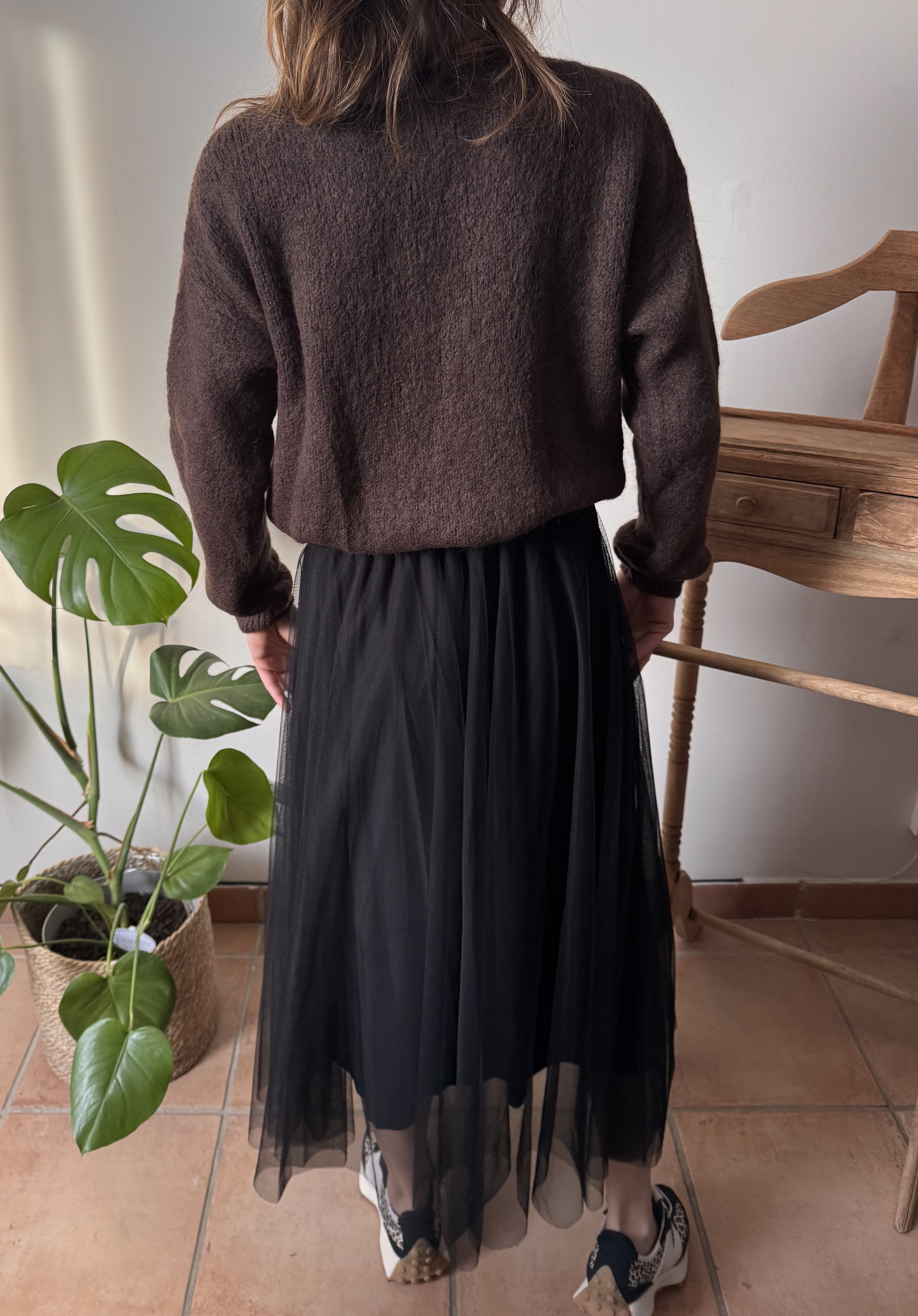 Pull Cassiopée marron