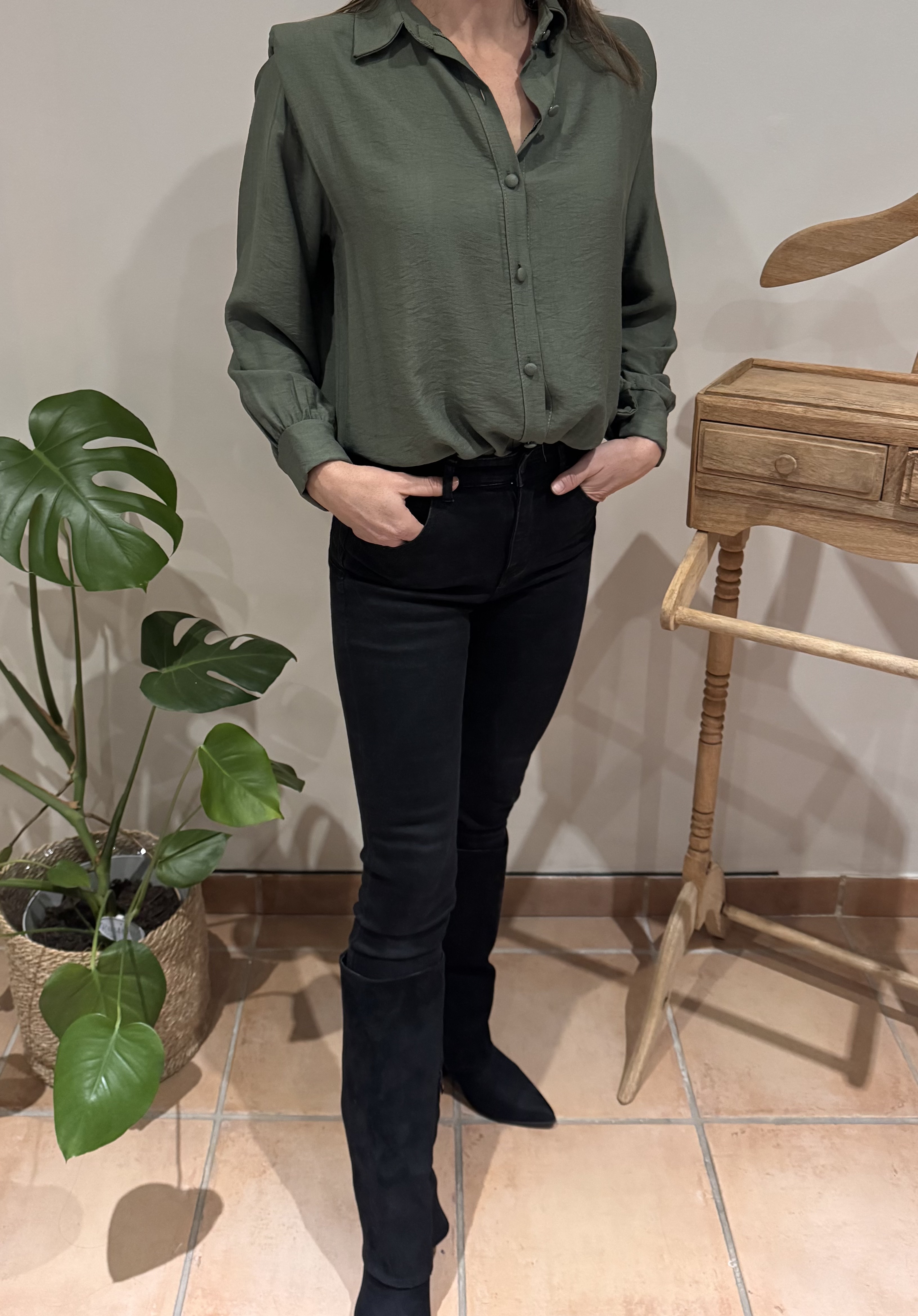 Chemise Félicie kaki