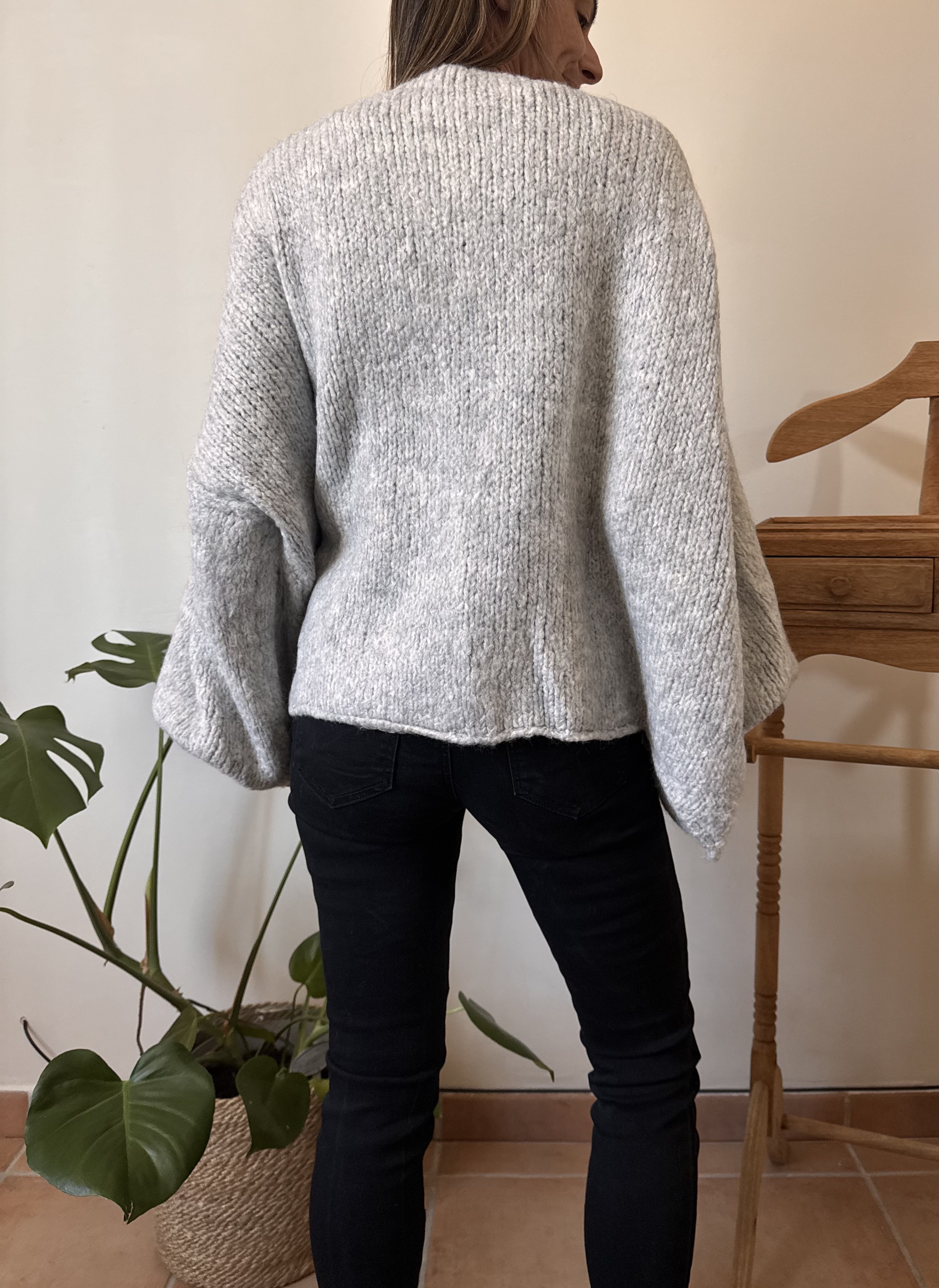 Gilet Christelle gris