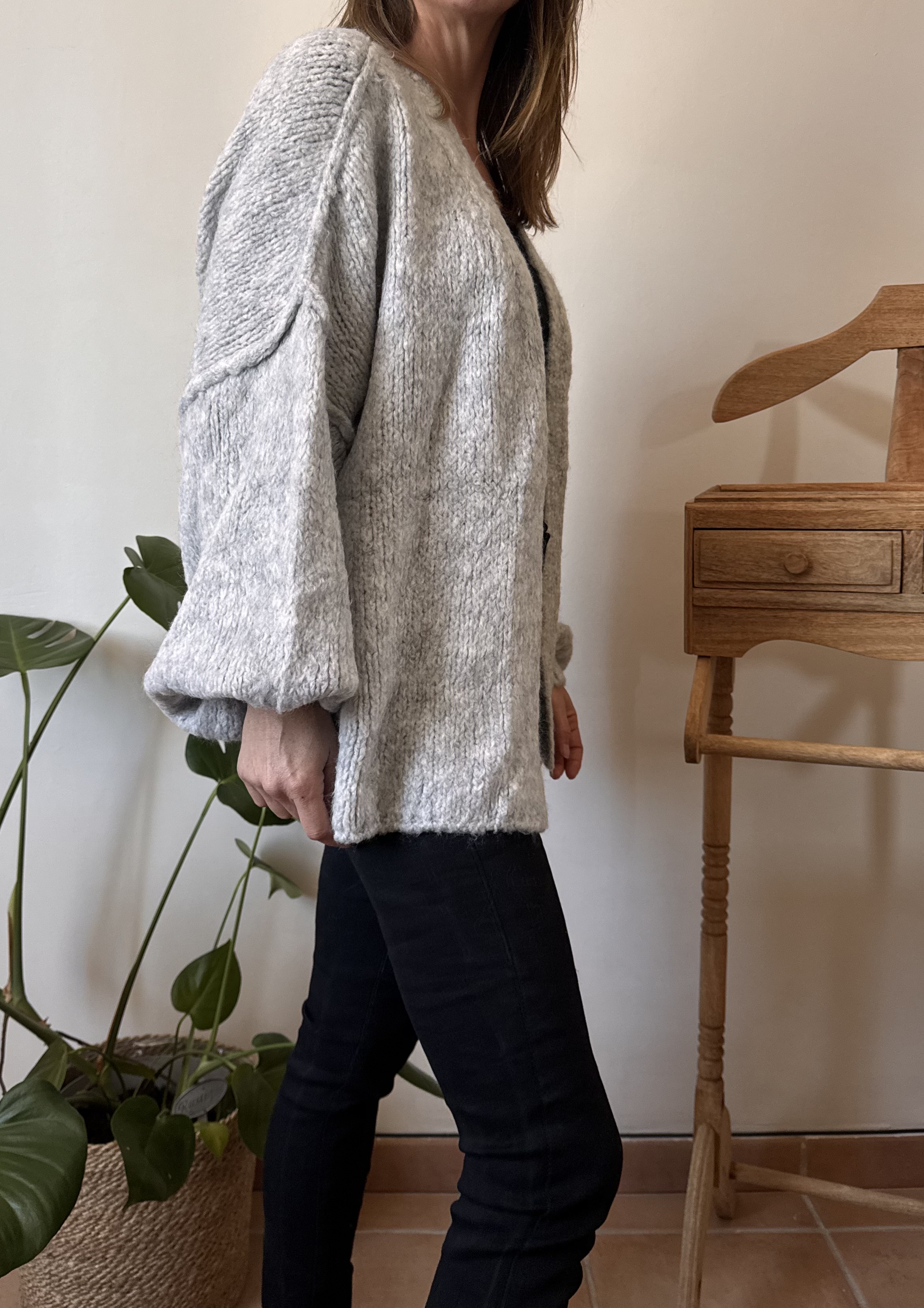 Gilet Christelle gris