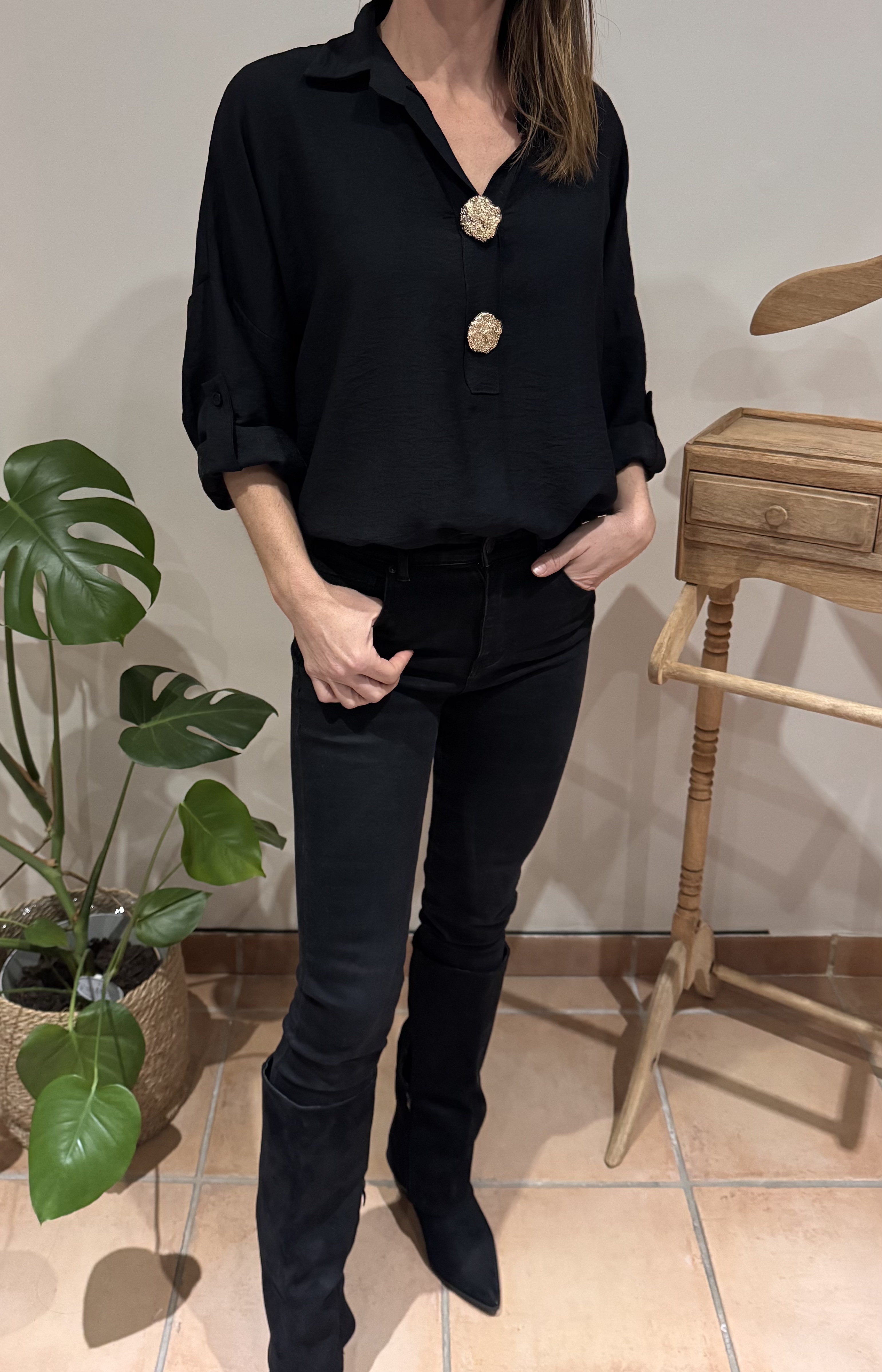 Blouse Malorie noire