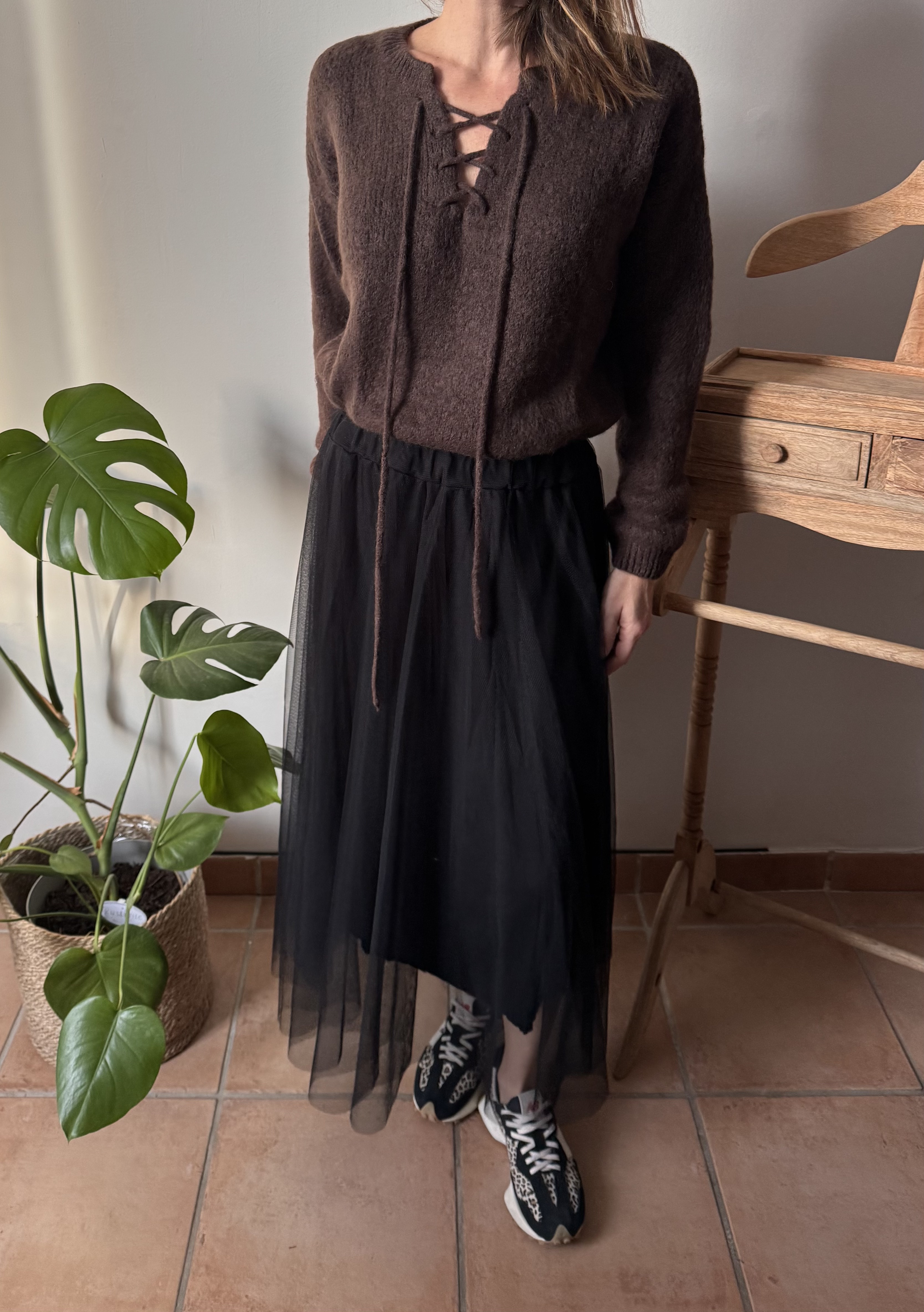 Pull Cassiopée marron