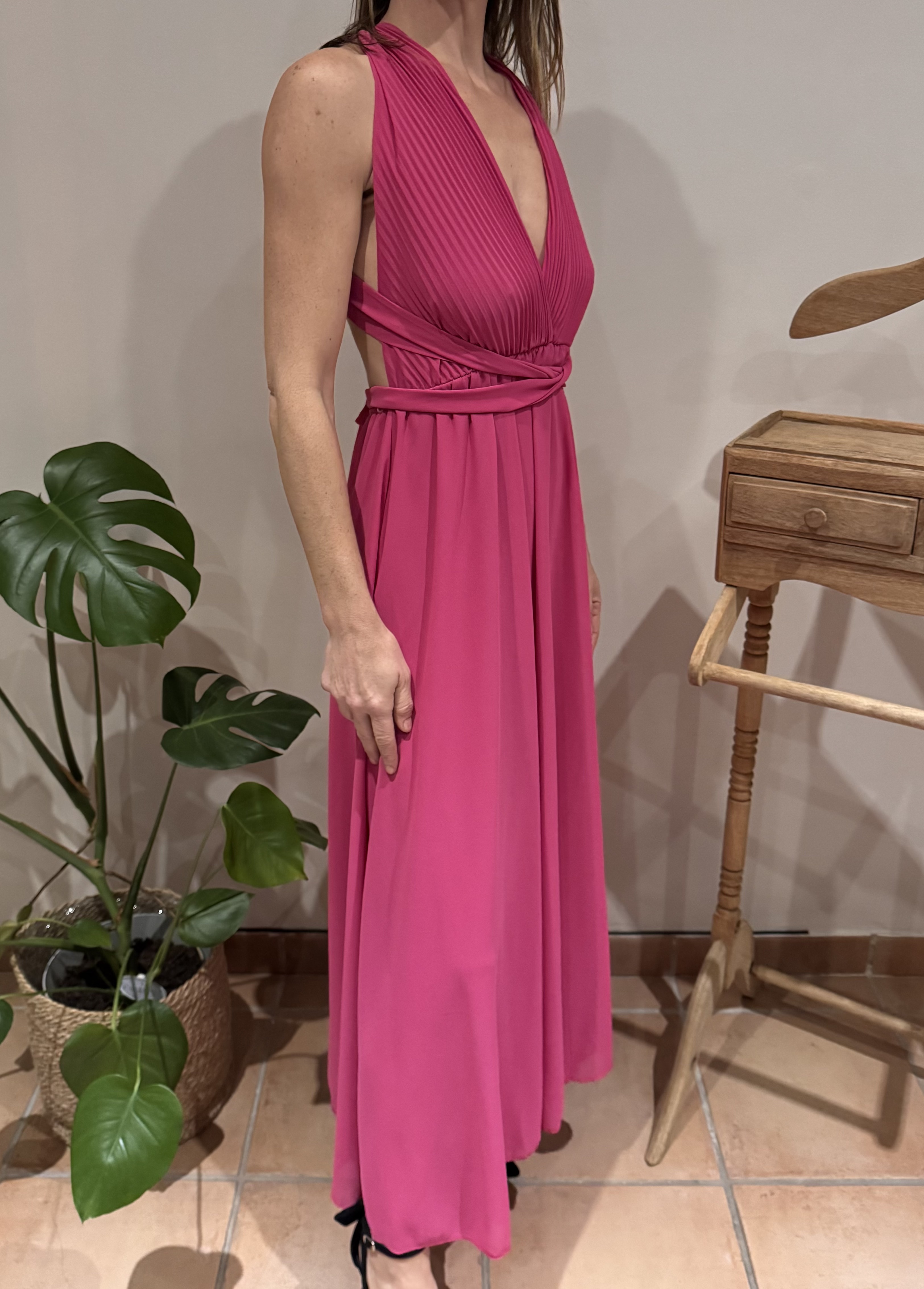 Robe Florine fuchsia