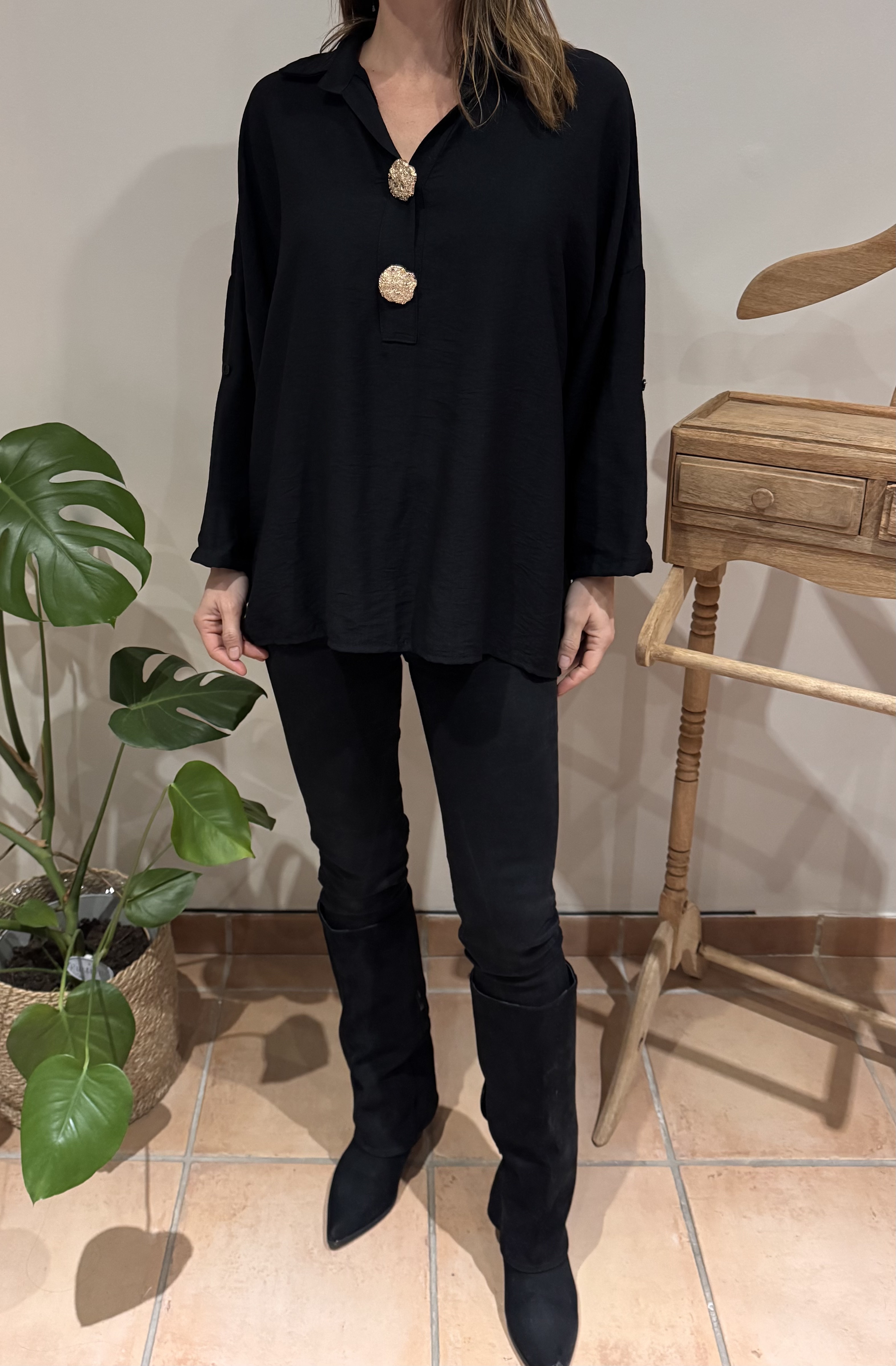 Blouse Malorie noire