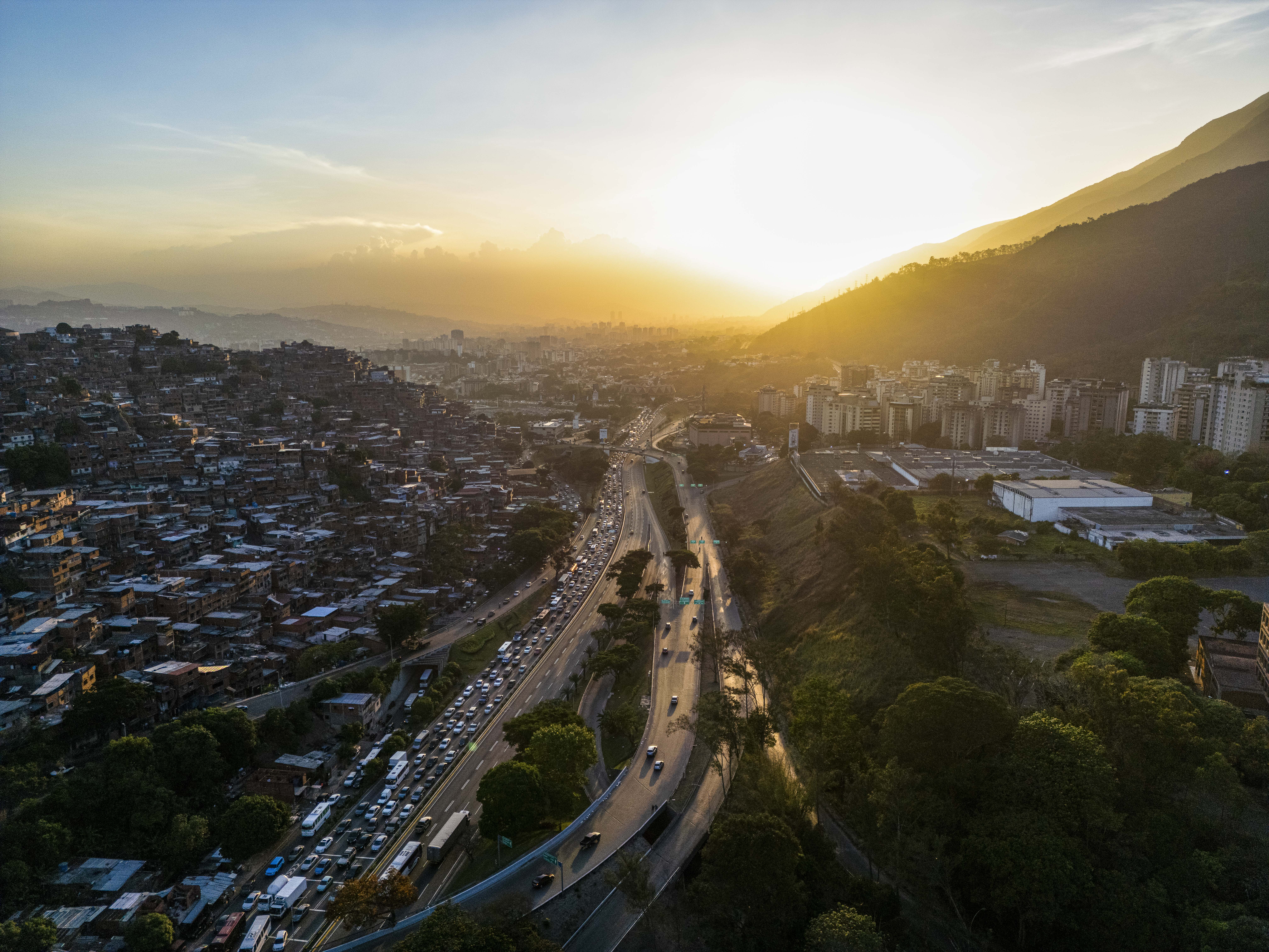Atardecer en Caracas