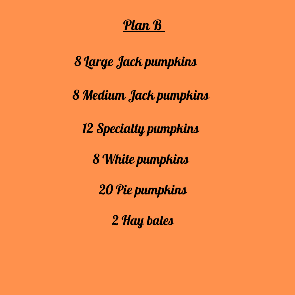 Plan B Pumpkin Delivery and Porch Design