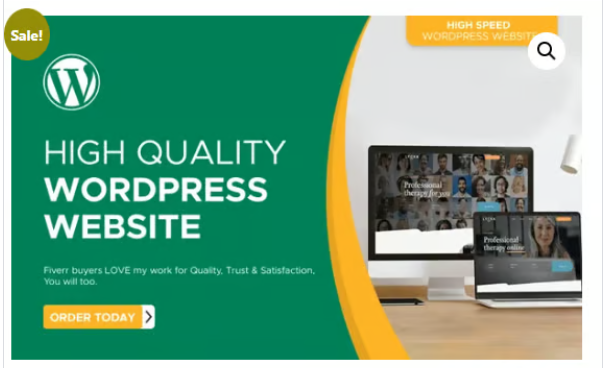High Quality WordPress Website