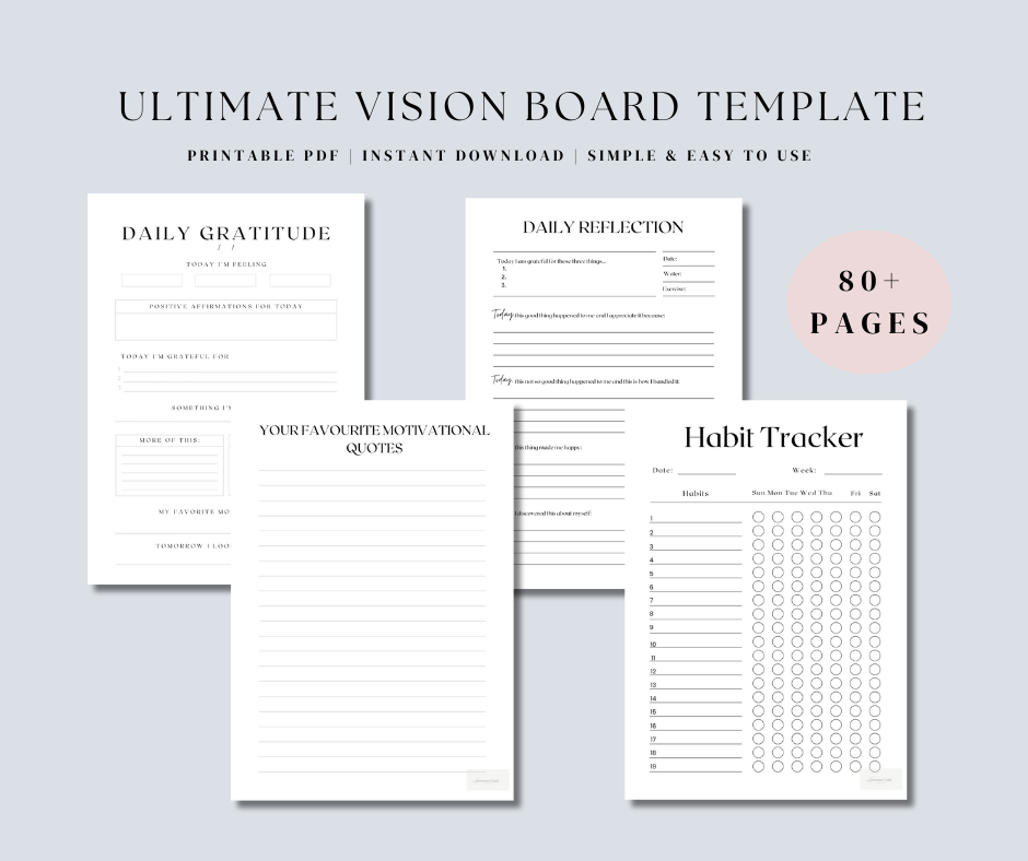 2026 Yearly Vision Board