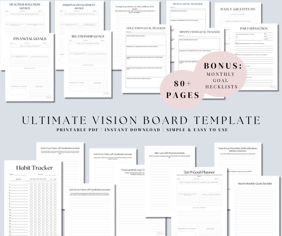 2026 Yearly Vision Board