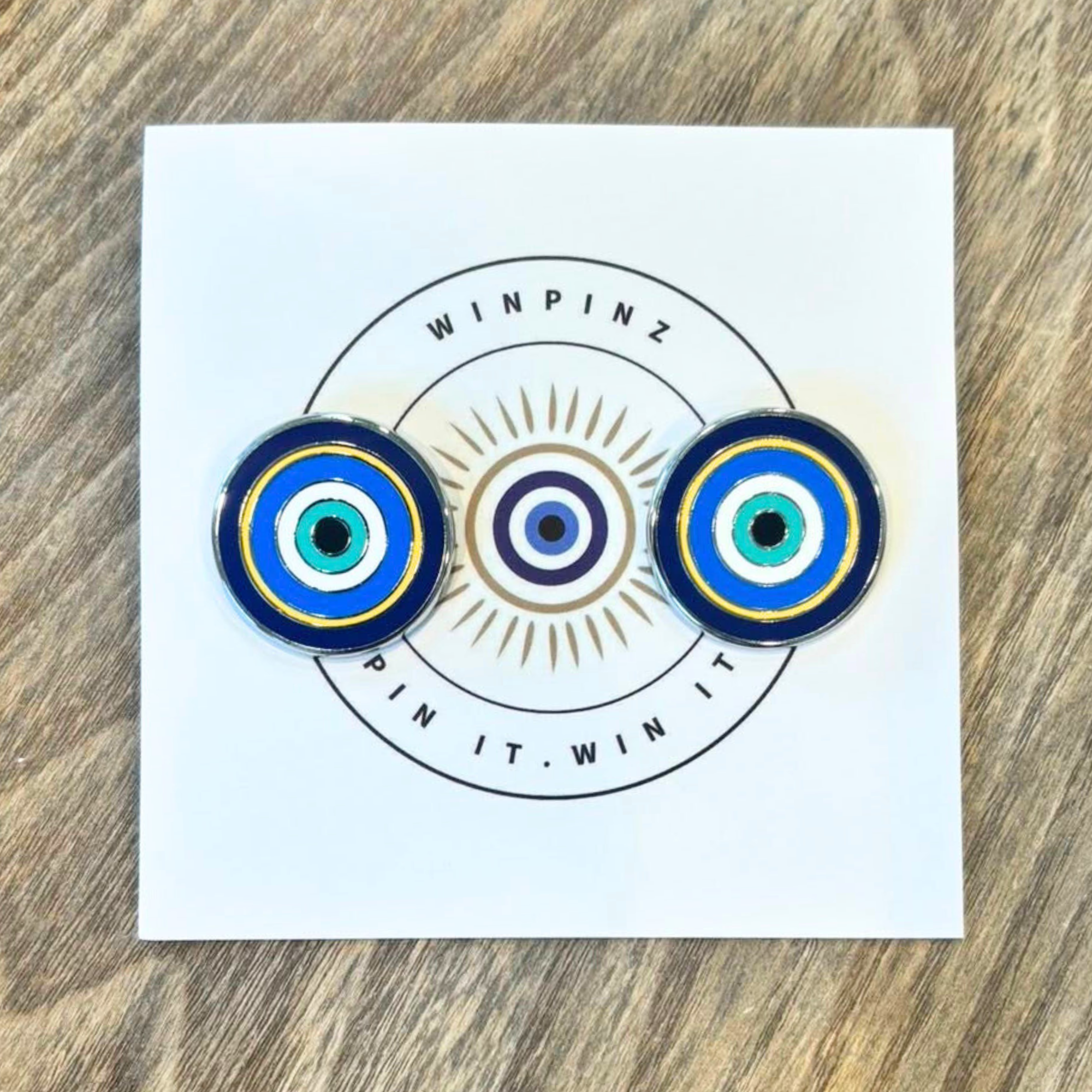 Win Pinz Evil Eye Number Pins