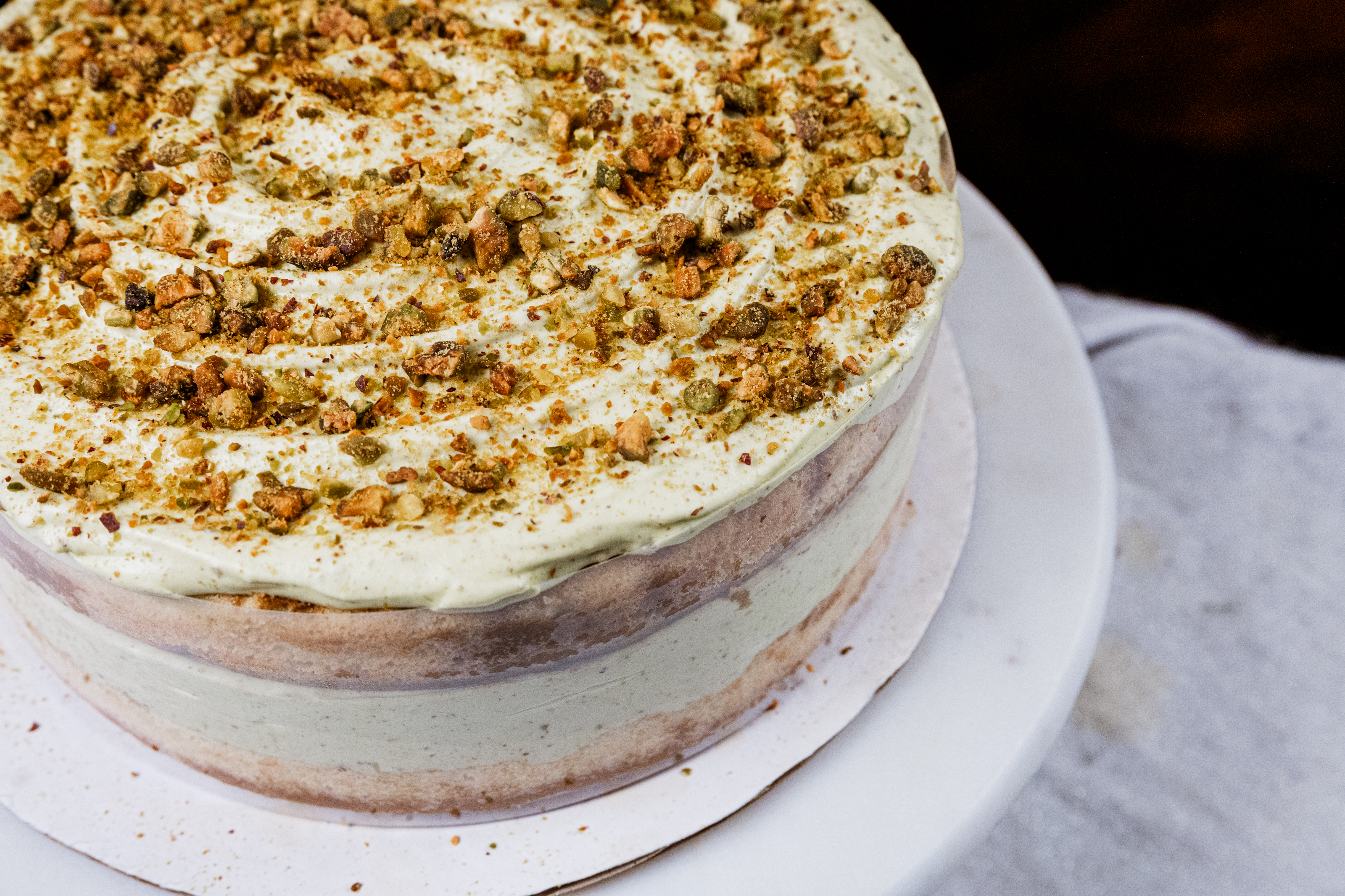 Pistachio Cream Cake