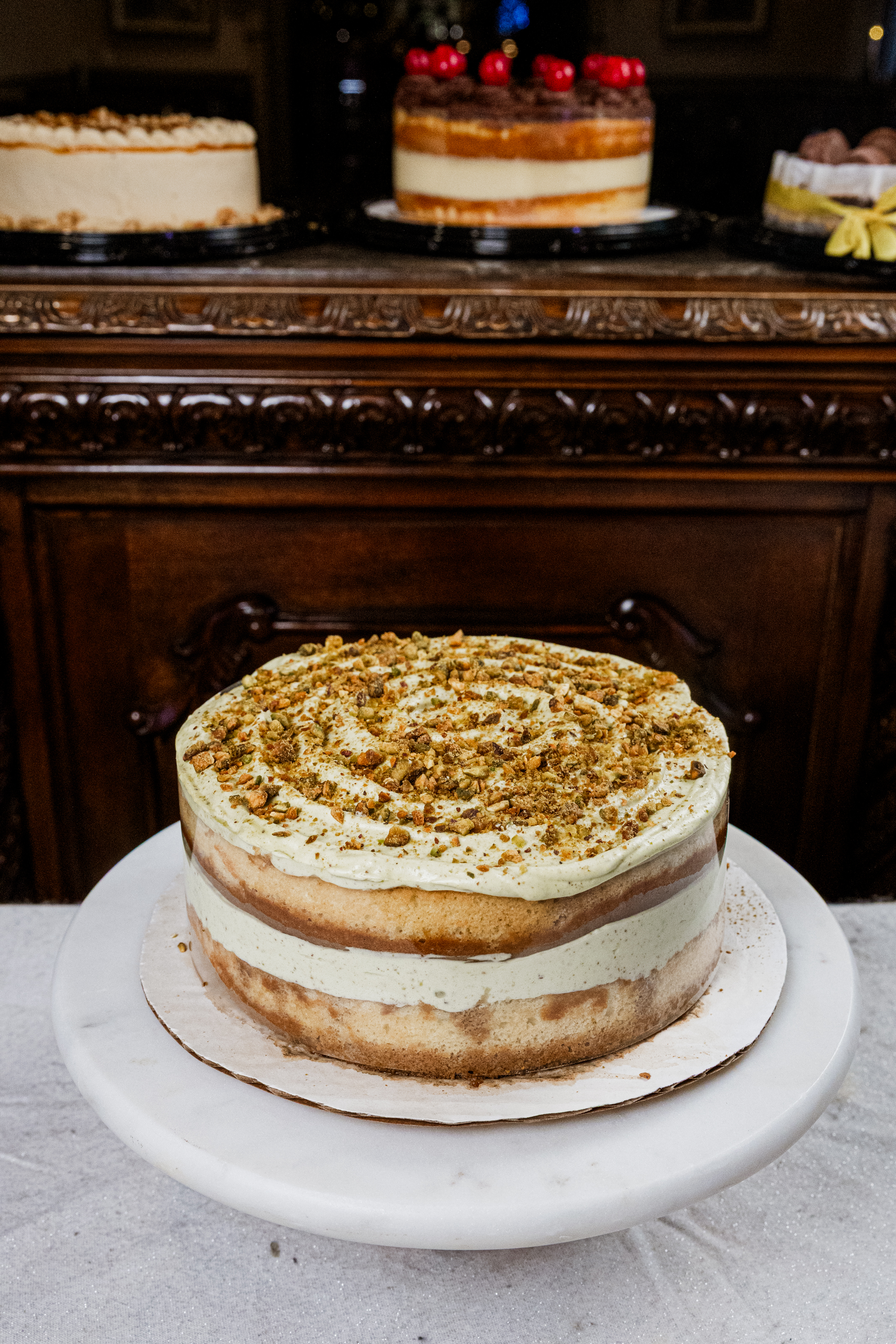 Pistachio Cream Cake