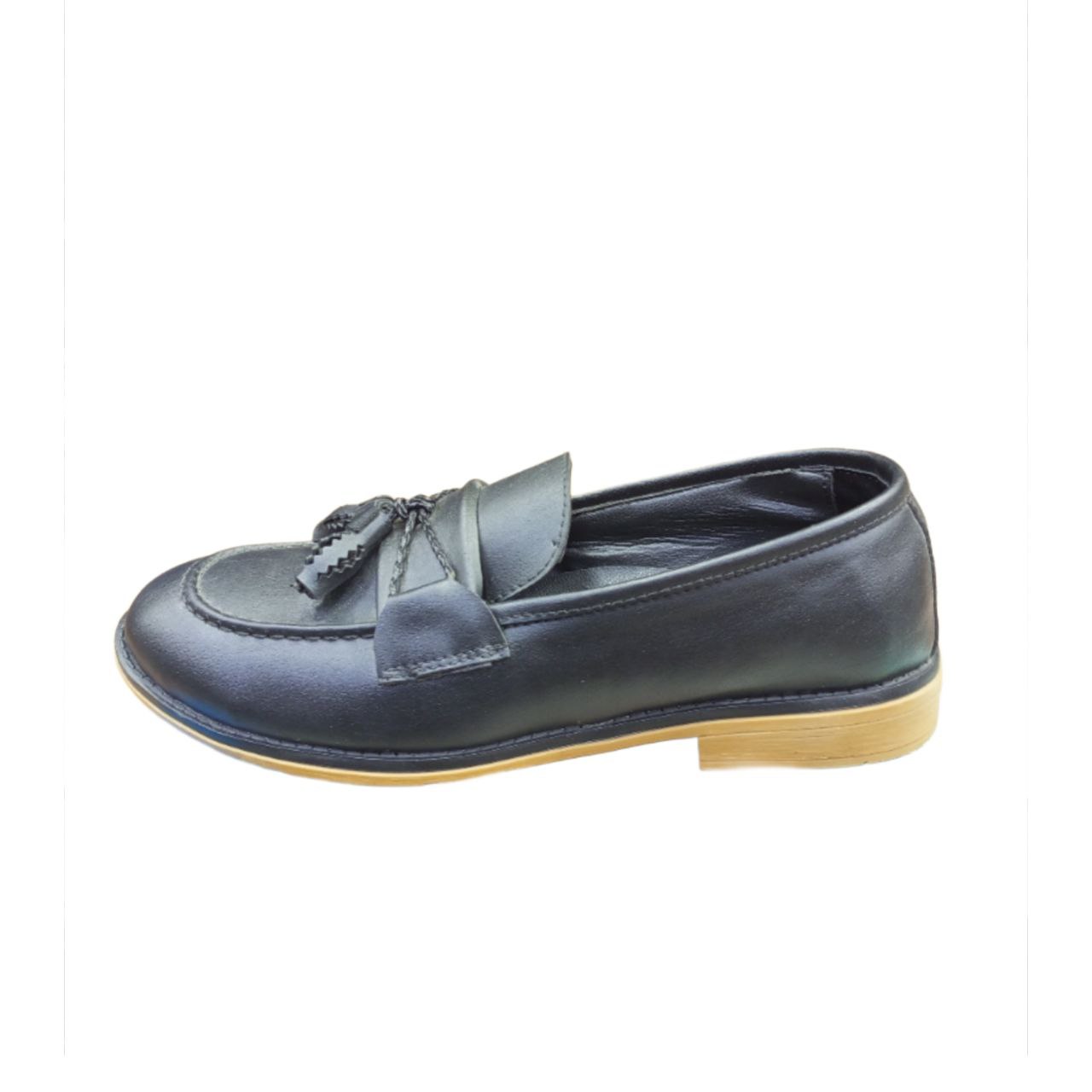 Black Leather Loafer