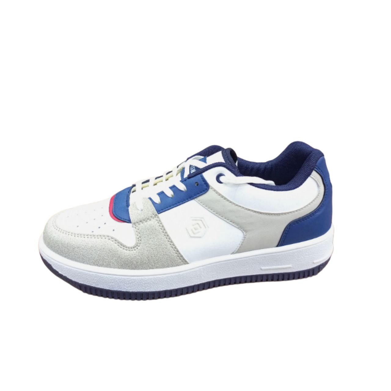 White and Blue Casual Sneaker