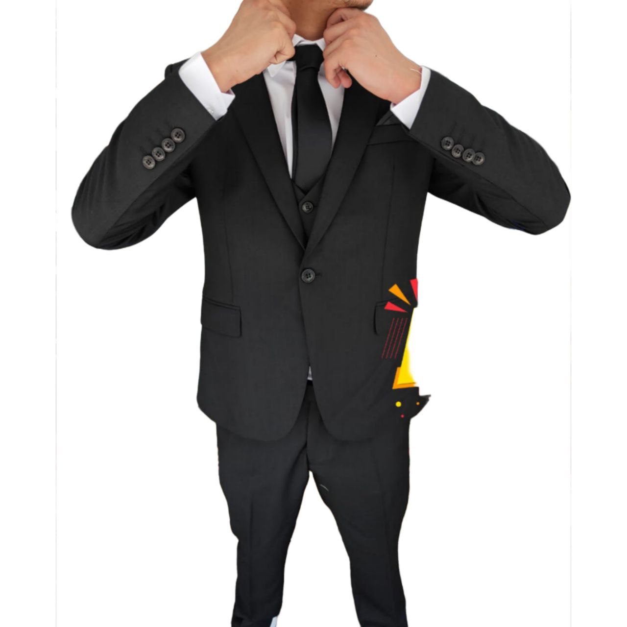 Men's Classic Black Suit